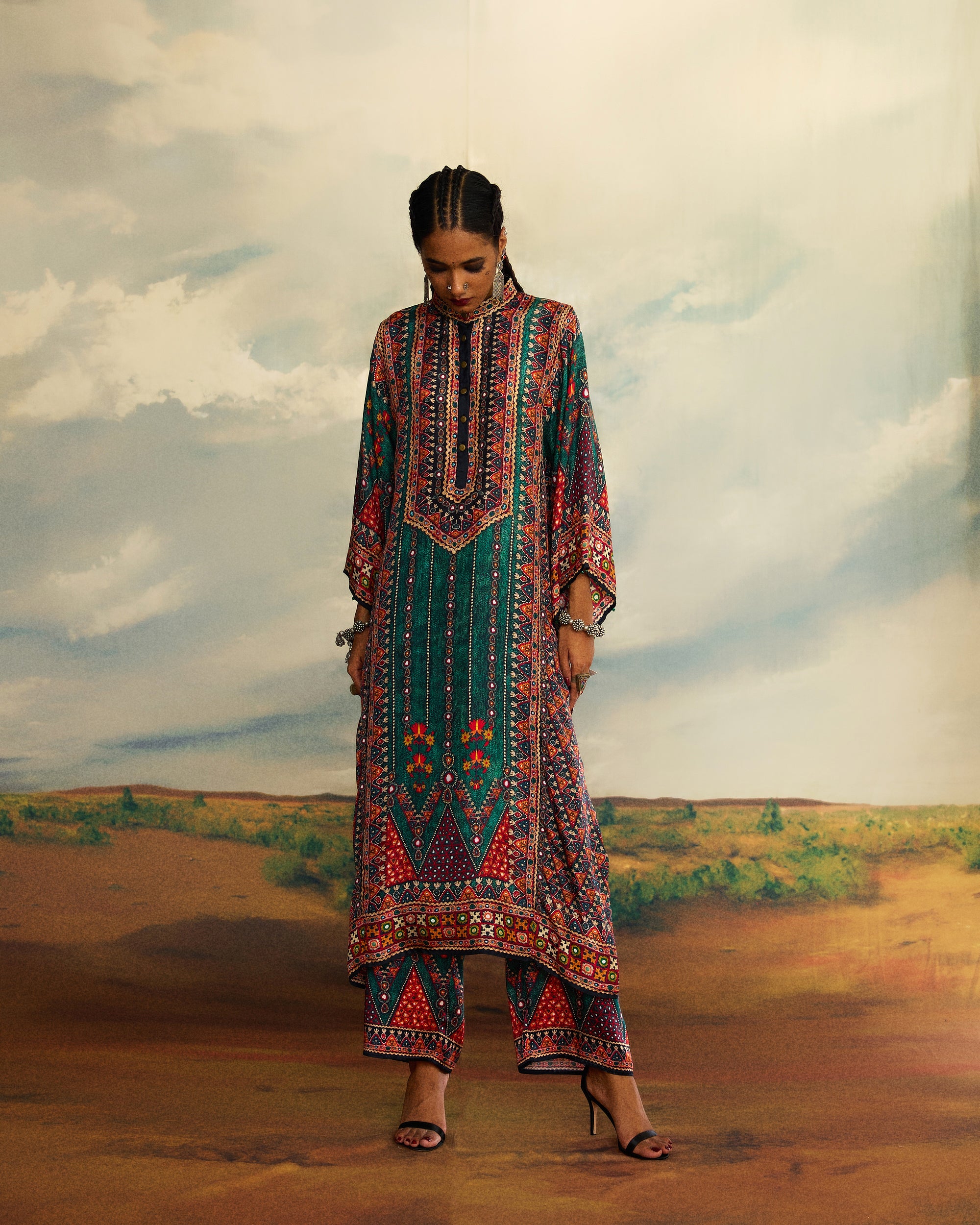 Kutch : Gayatri - Teal
