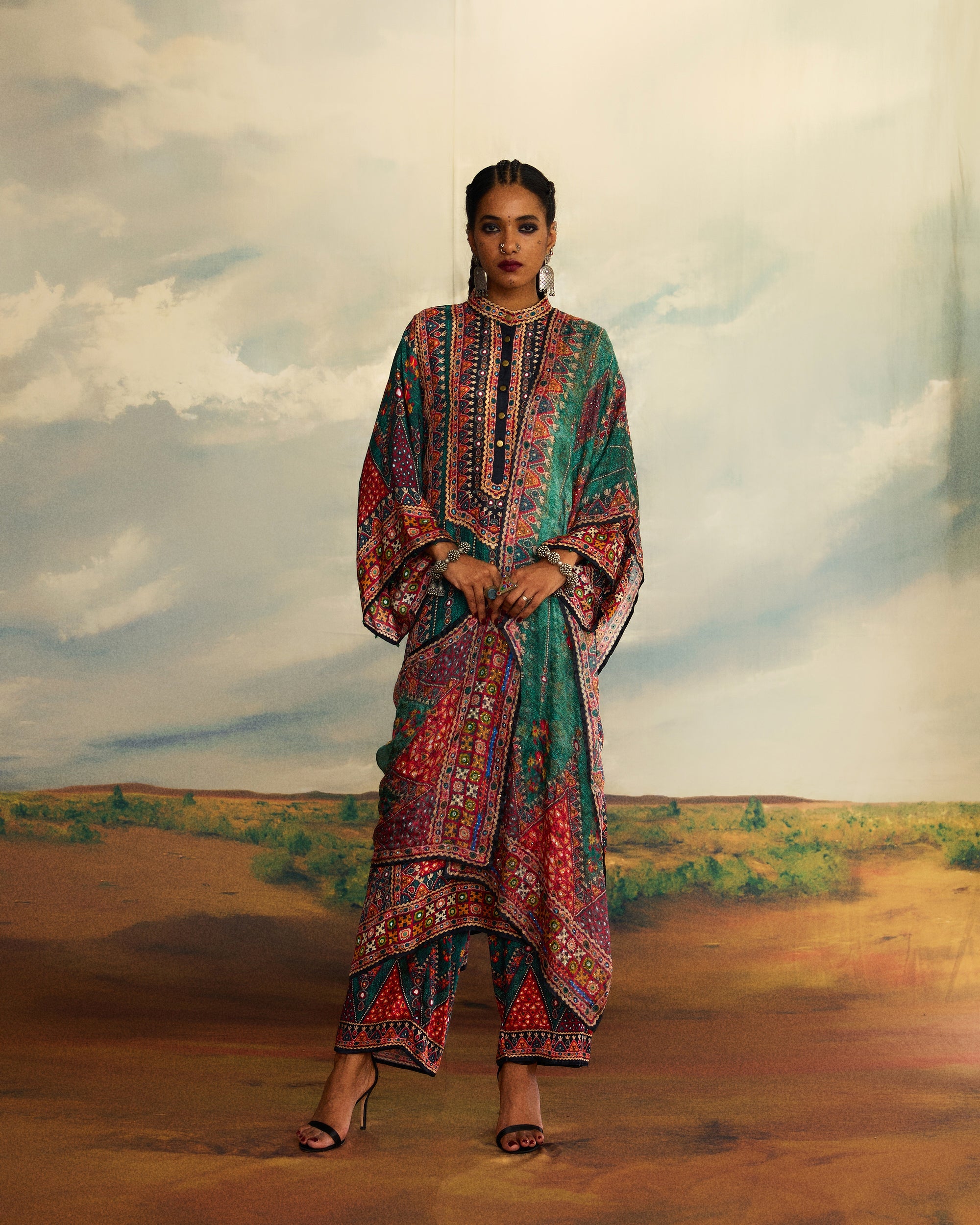 Kutch : Gayatri - Teal