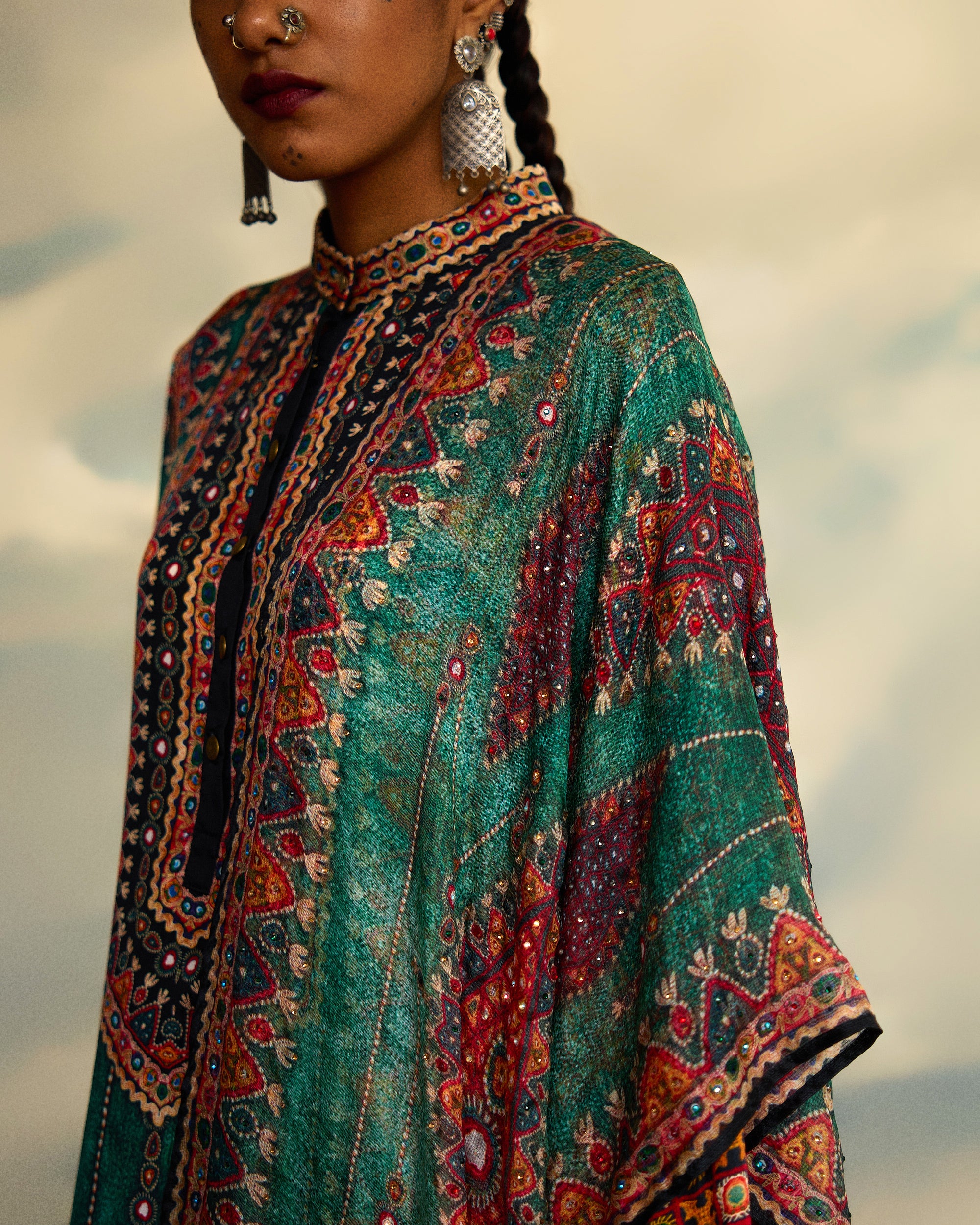 Kutch : Gayatri - Teal