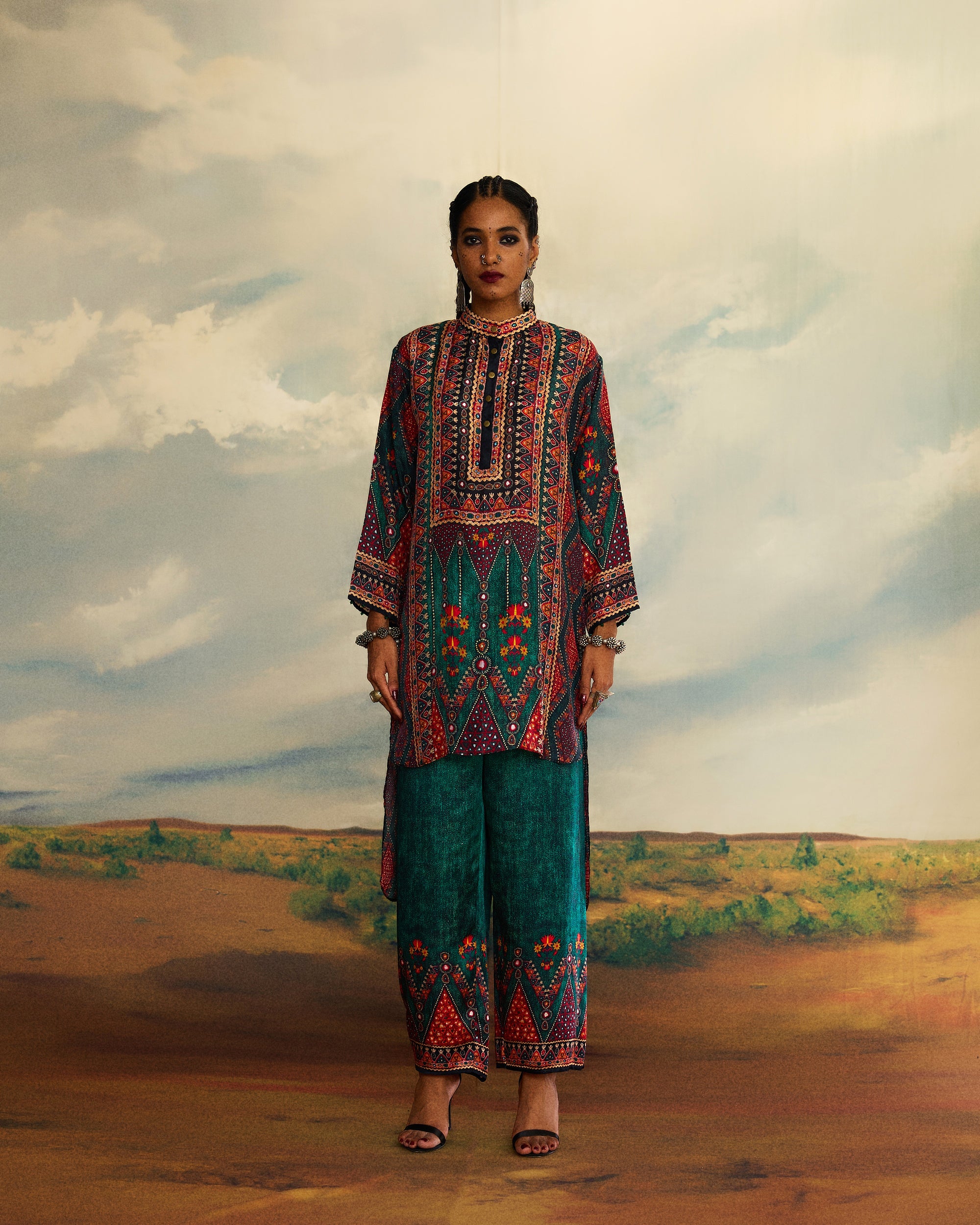 Kutch : Baaka - Teal