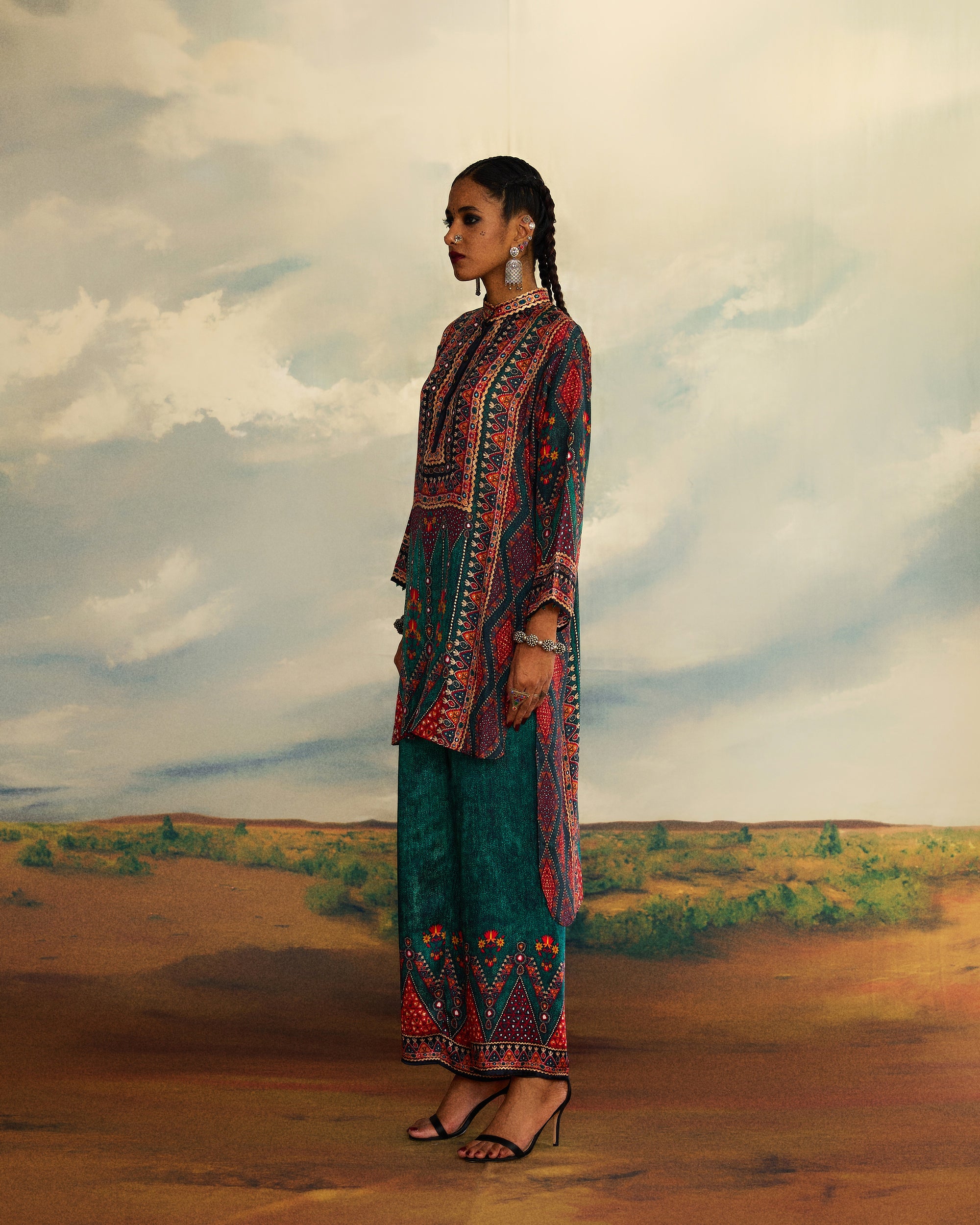 Kutch : Baaka - Teal