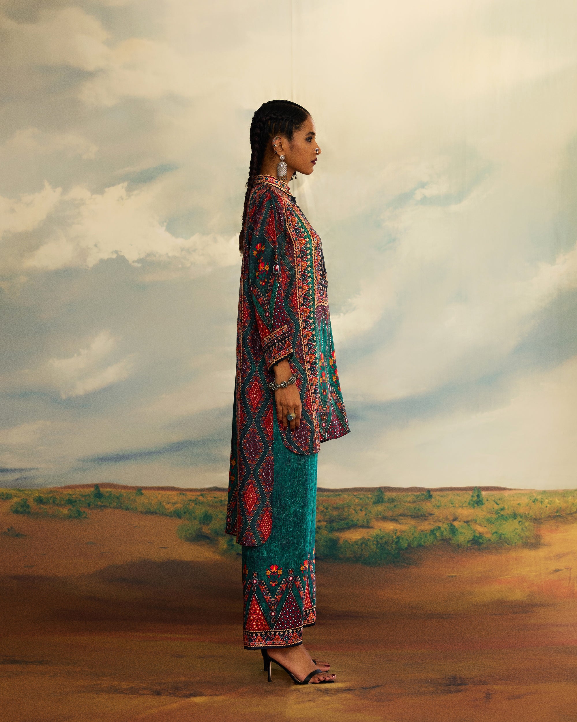 Kutch : Baaka - Teal