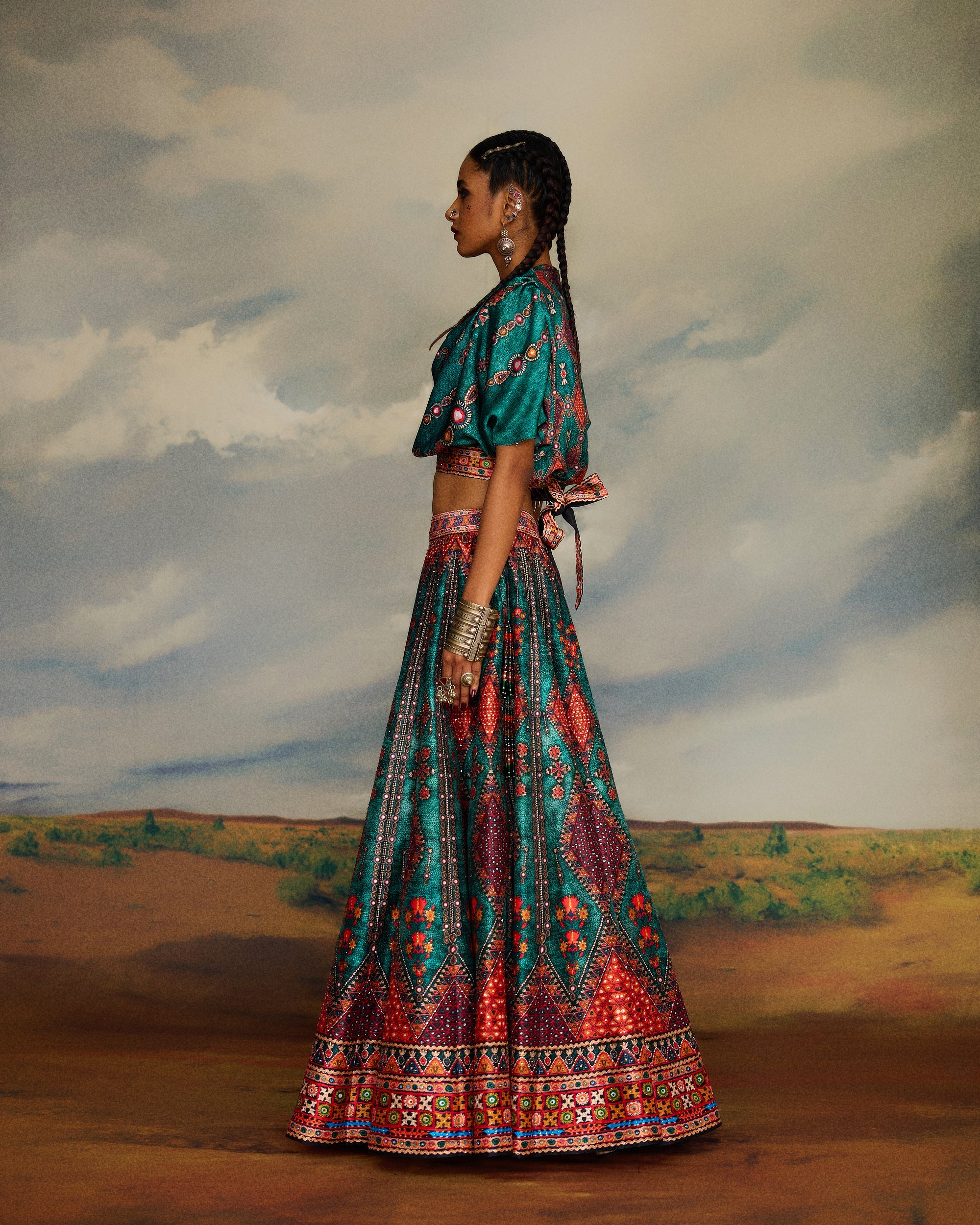 Kutch : Varsha Leela - Teal