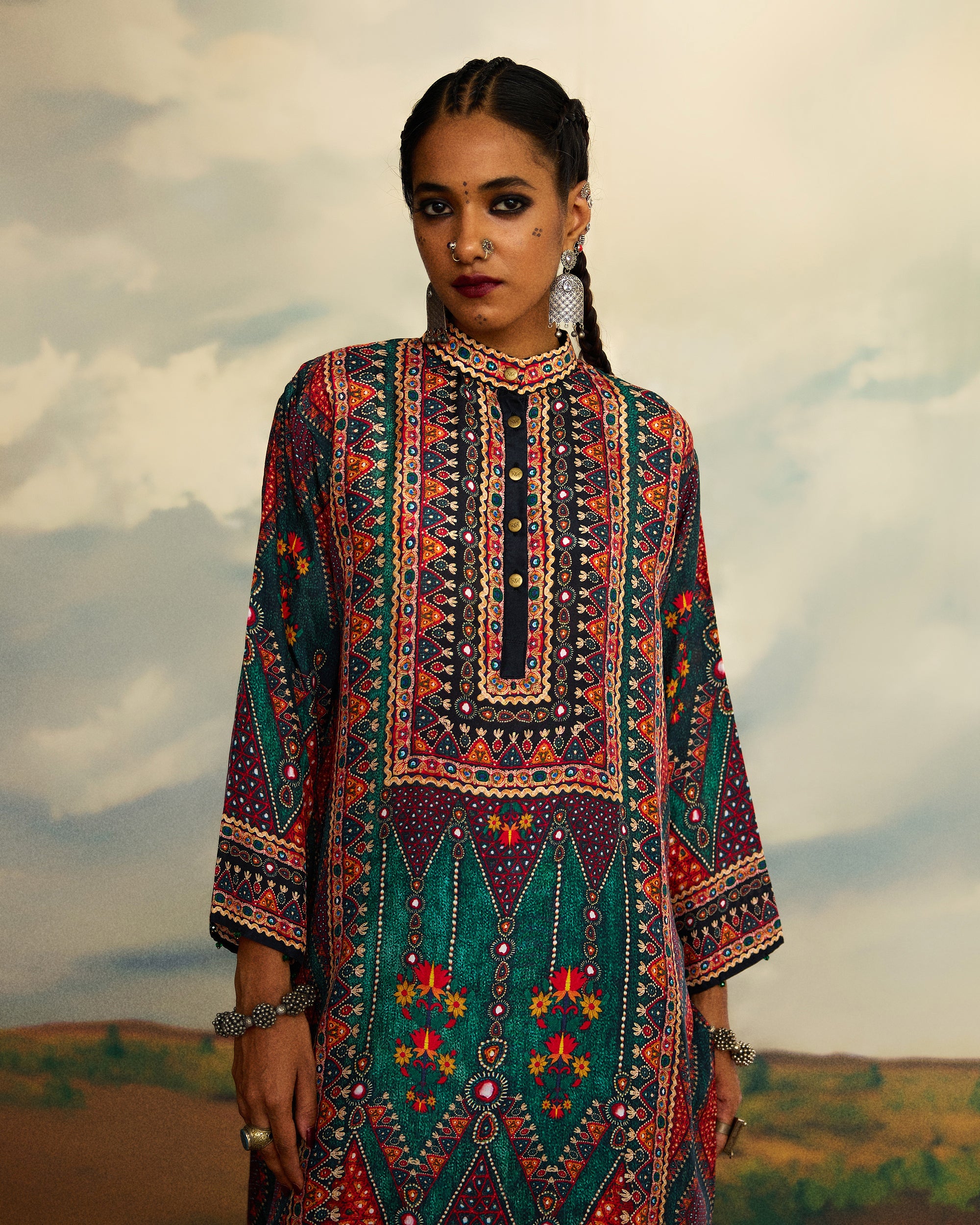 Kutch : Baaka - Teal