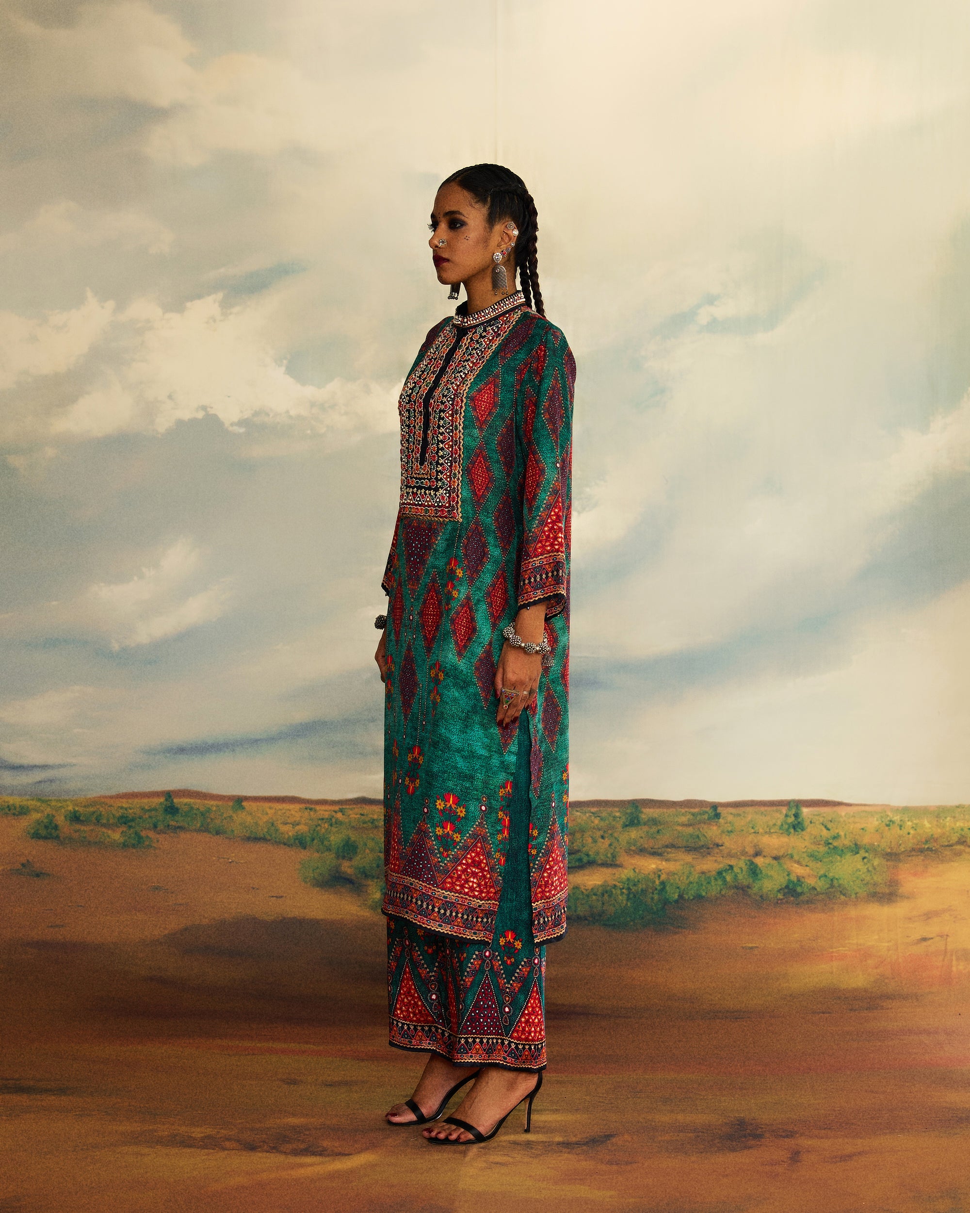 Kutch : Champa - Teal