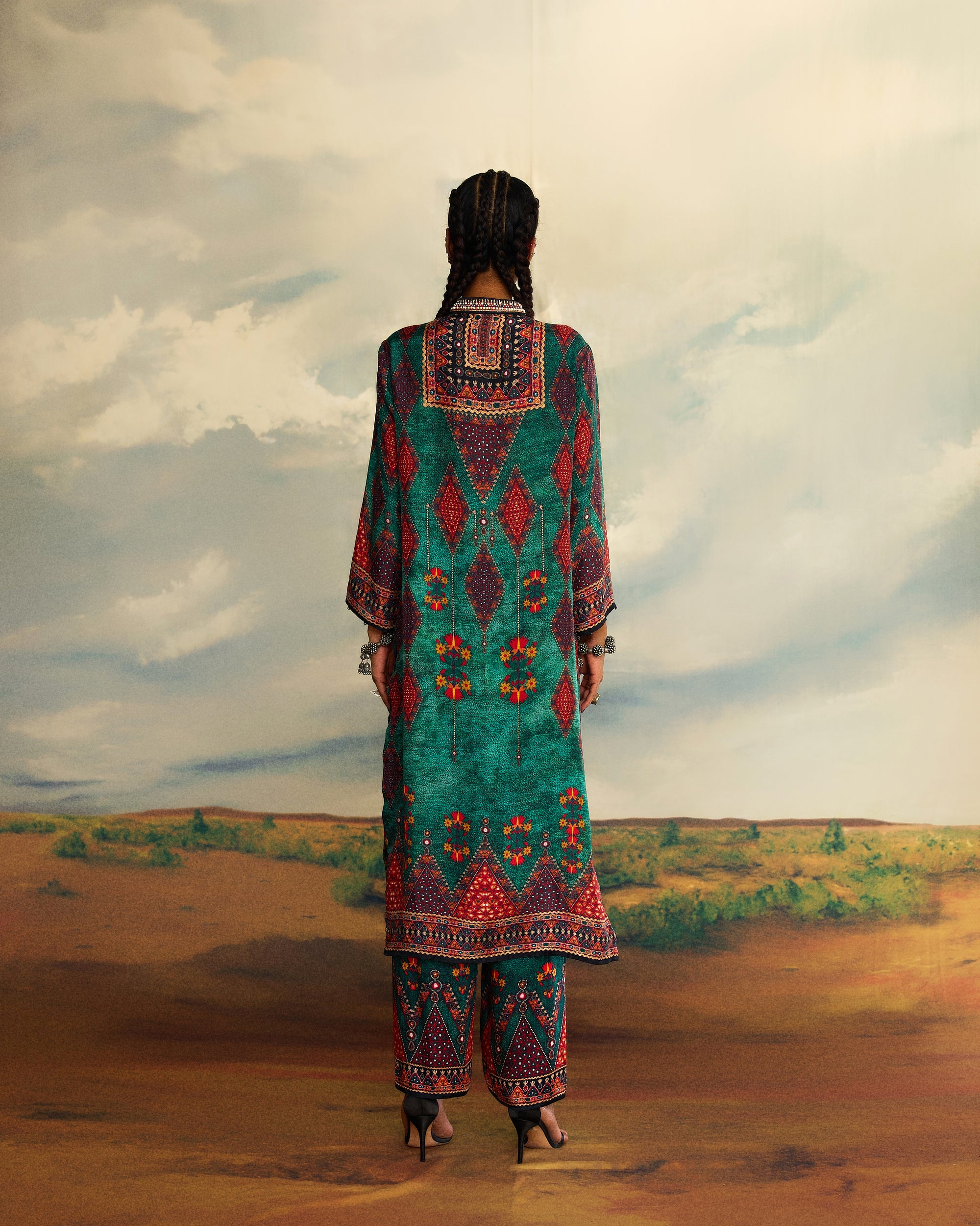 Kutch : Champa - Teal