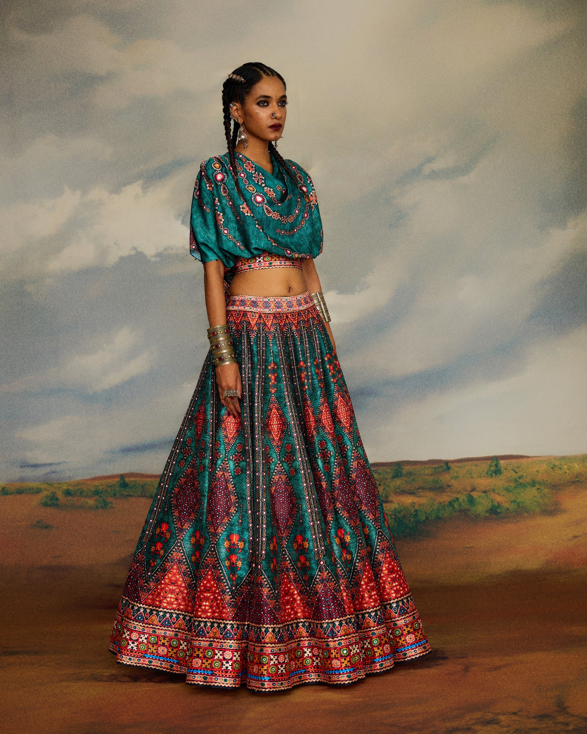 Kutch : Varsha Leela - Teal