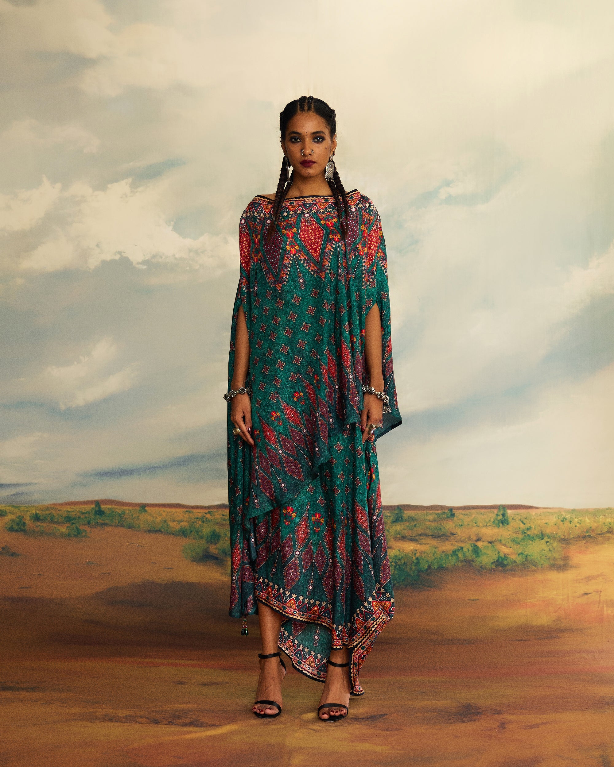 Kutch : Kamini - Teal