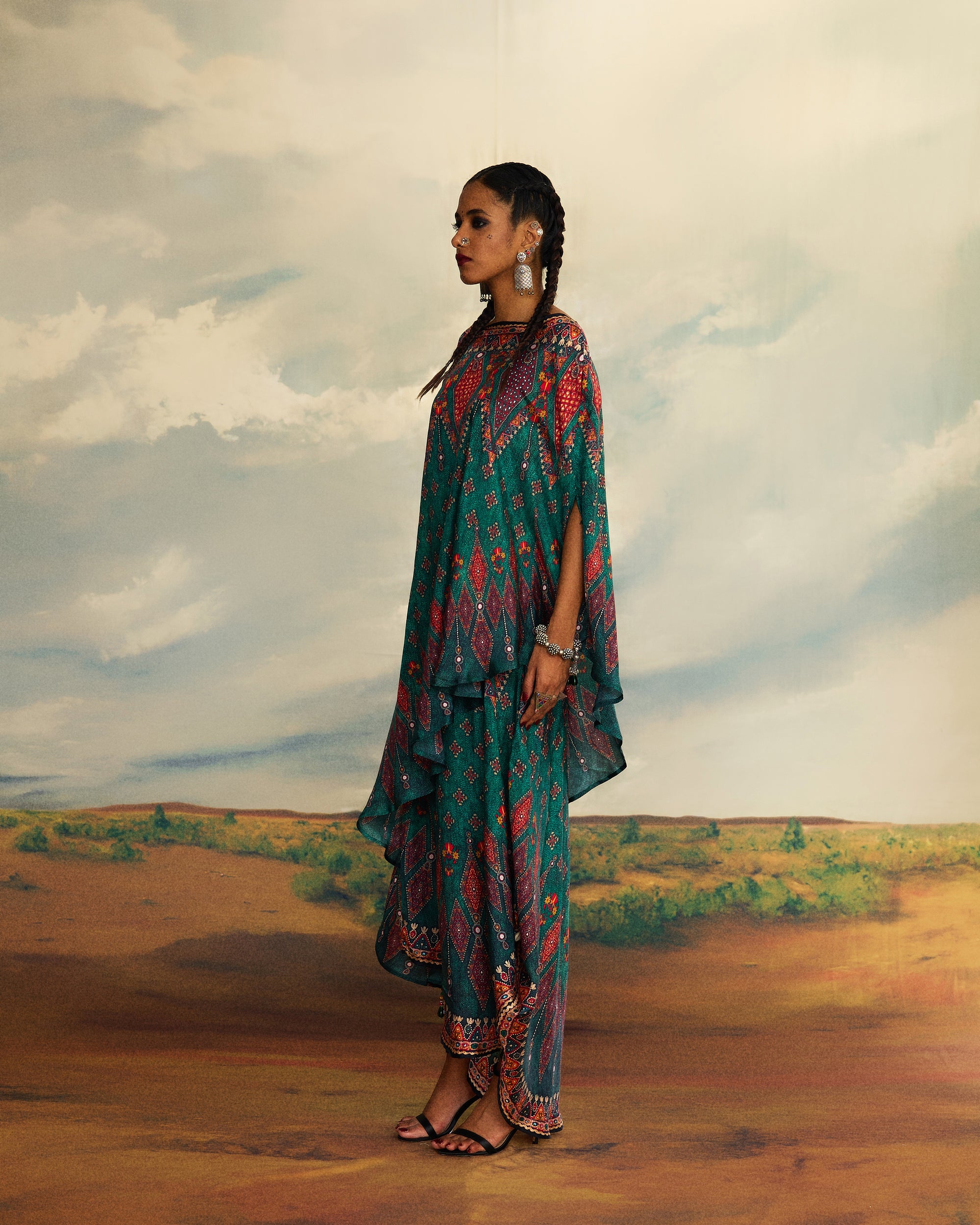 Kutch : Kamini - Teal