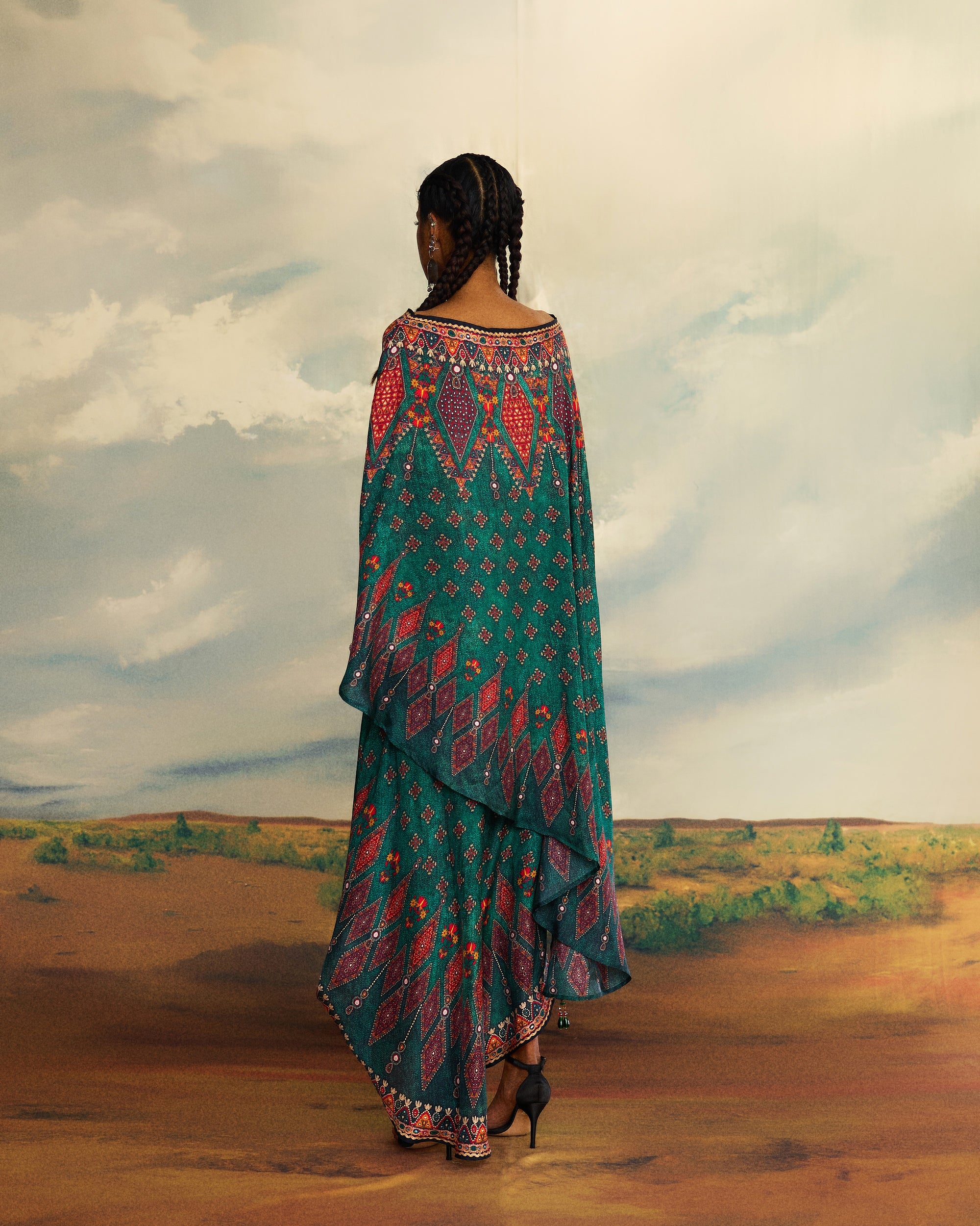 Kutch : Kamini - Teal