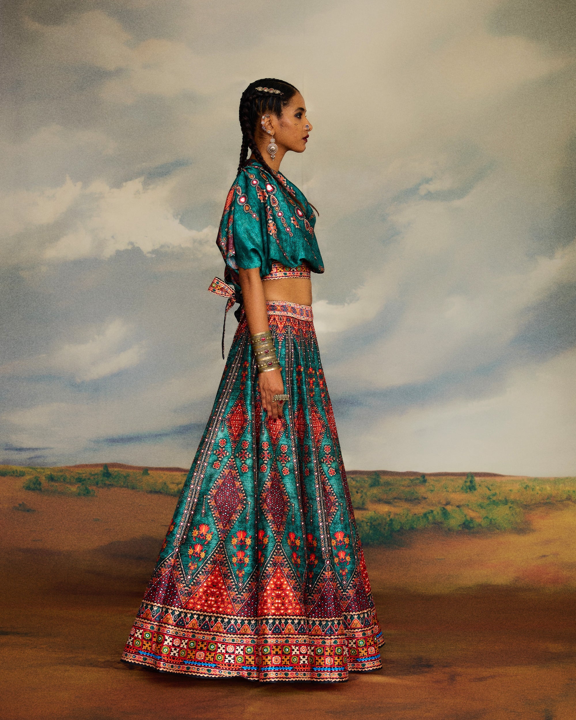 Kutch : Varsha Leela - Teal