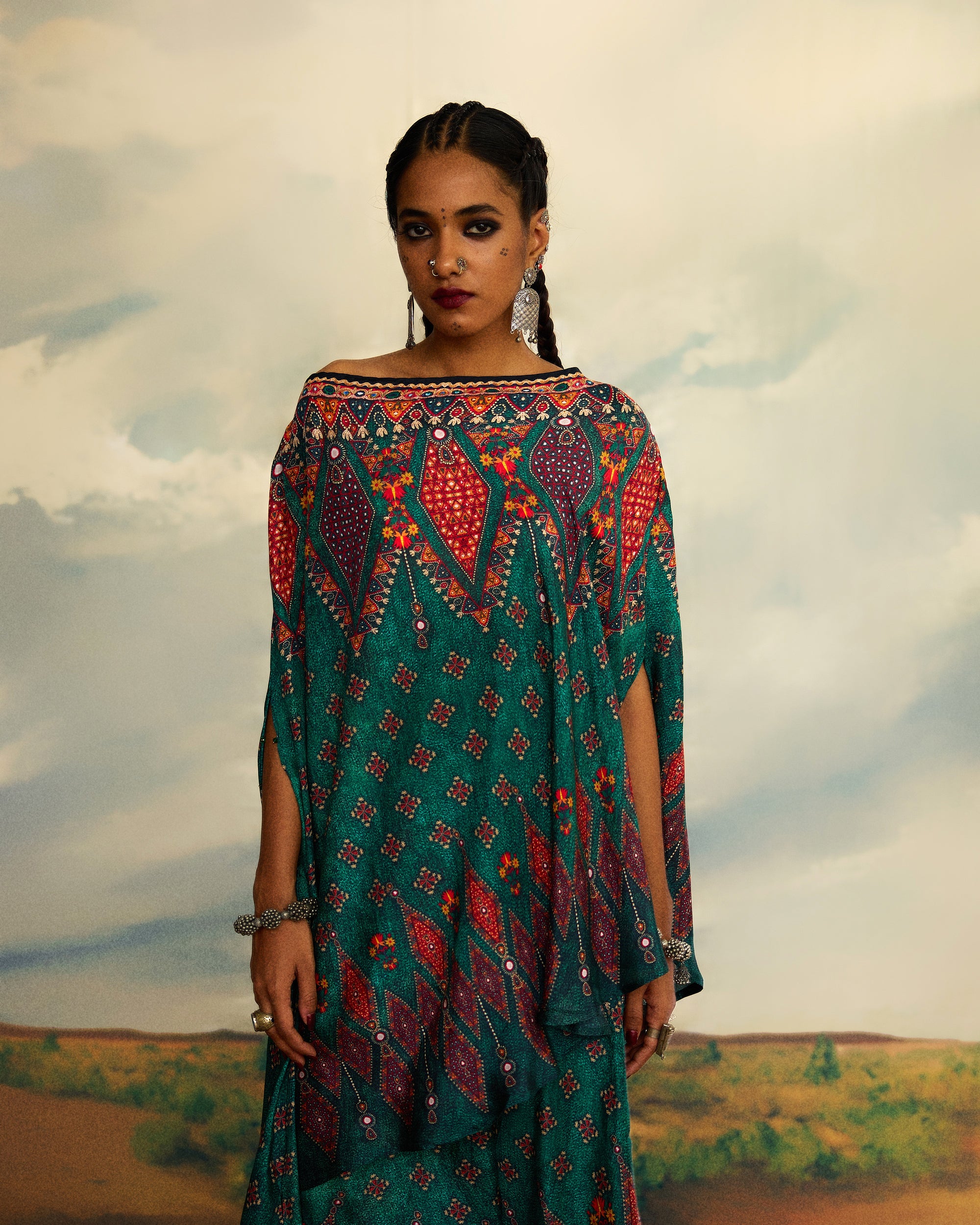 Kutch : Kamini - Teal