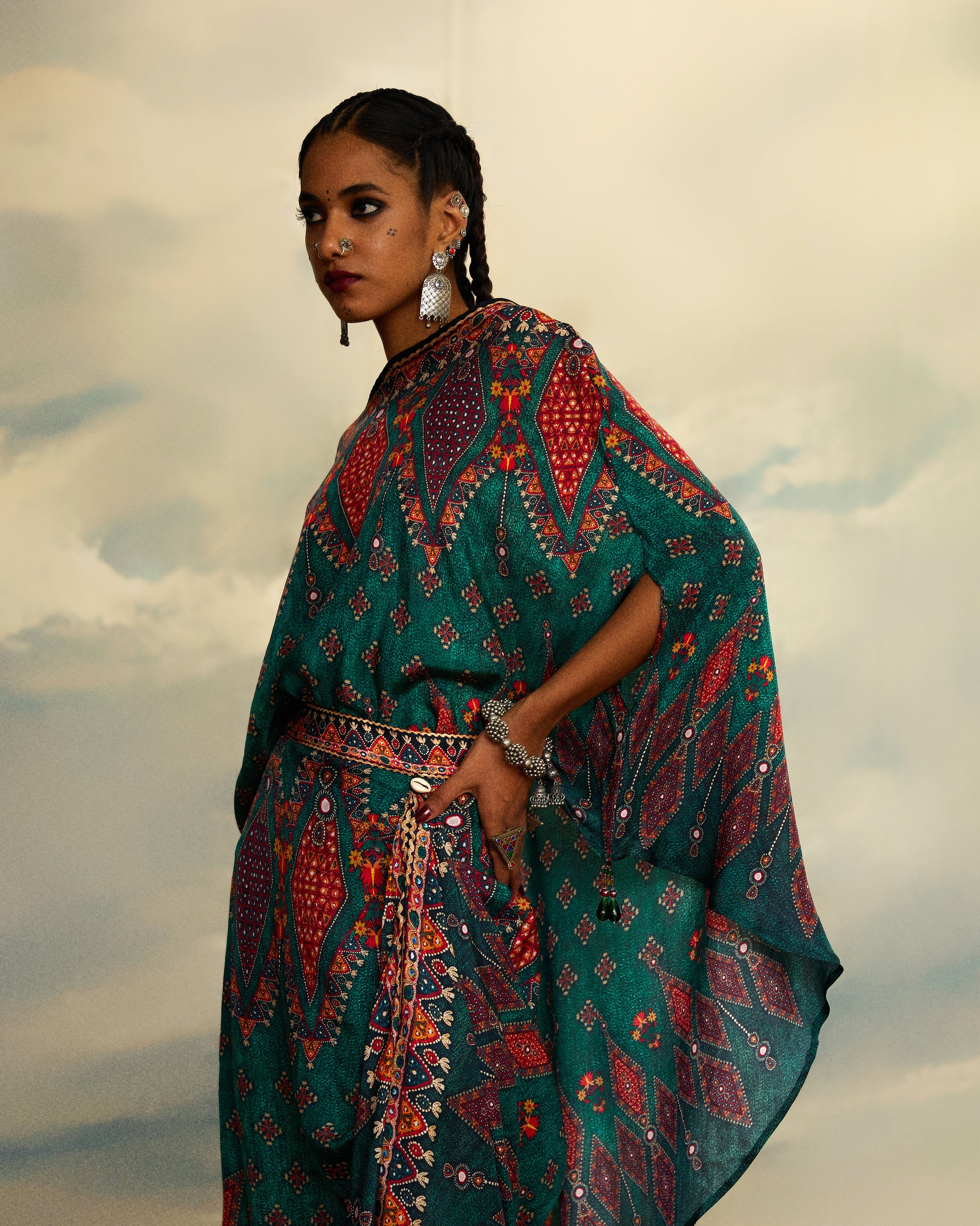 Kutch : Kamini - Teal