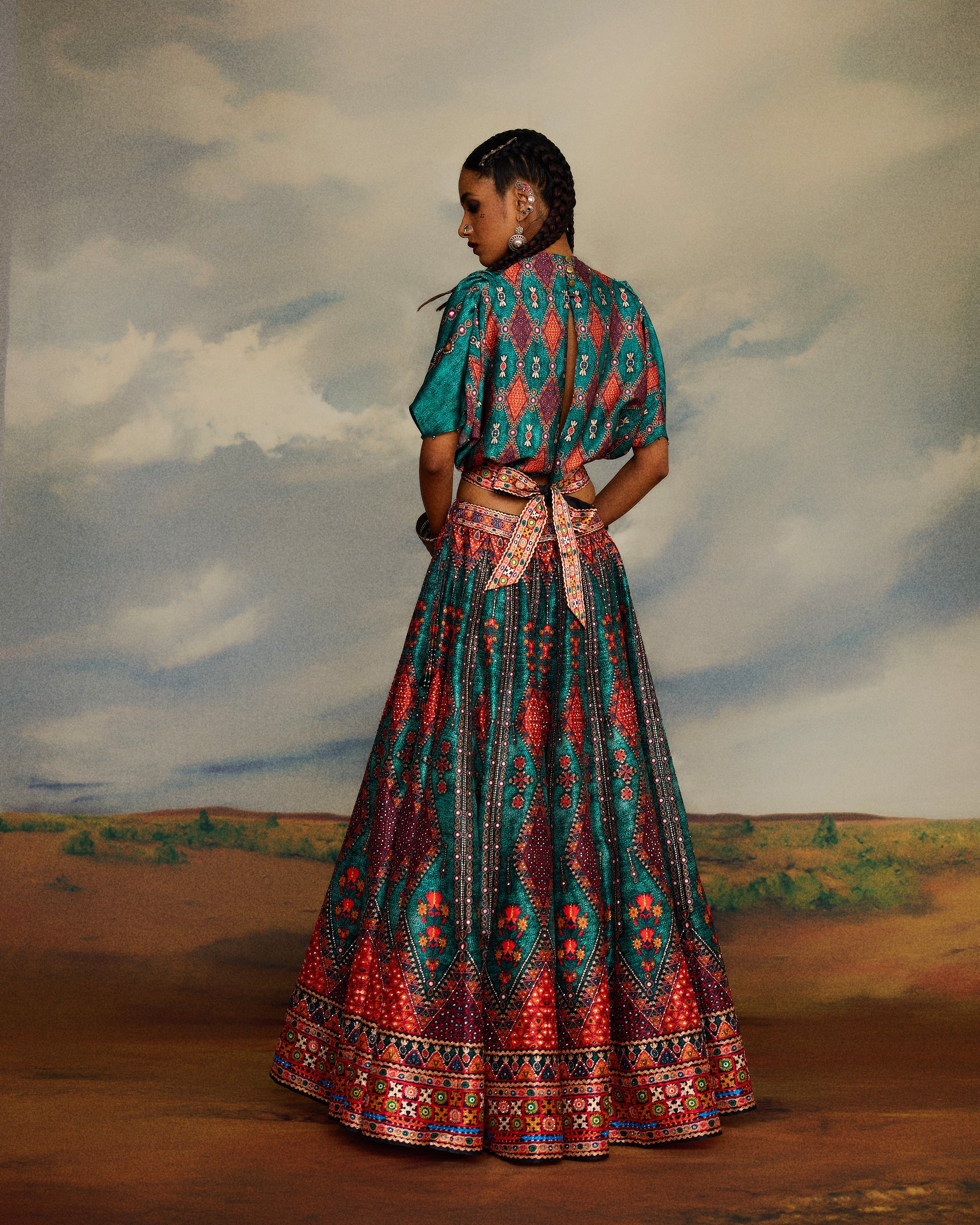 Kutch : Varsha Leela - Teal