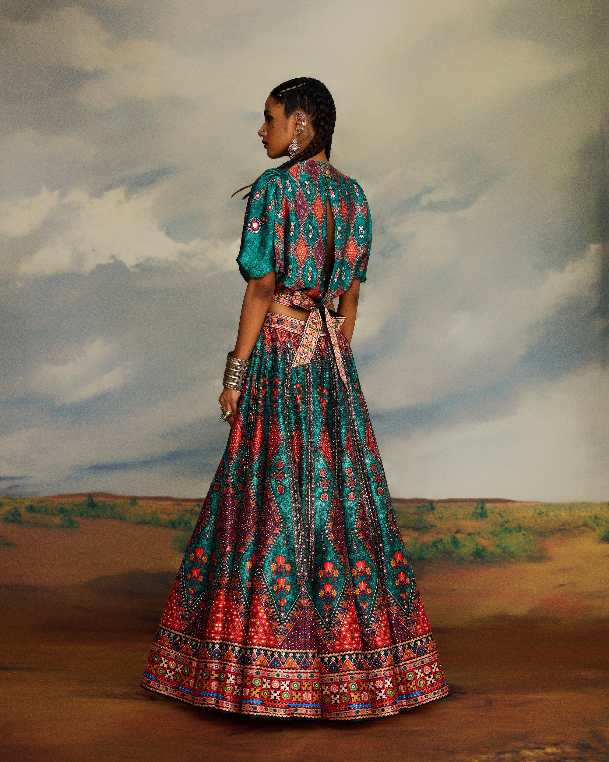 Kutch : Varsha Leela - Teal