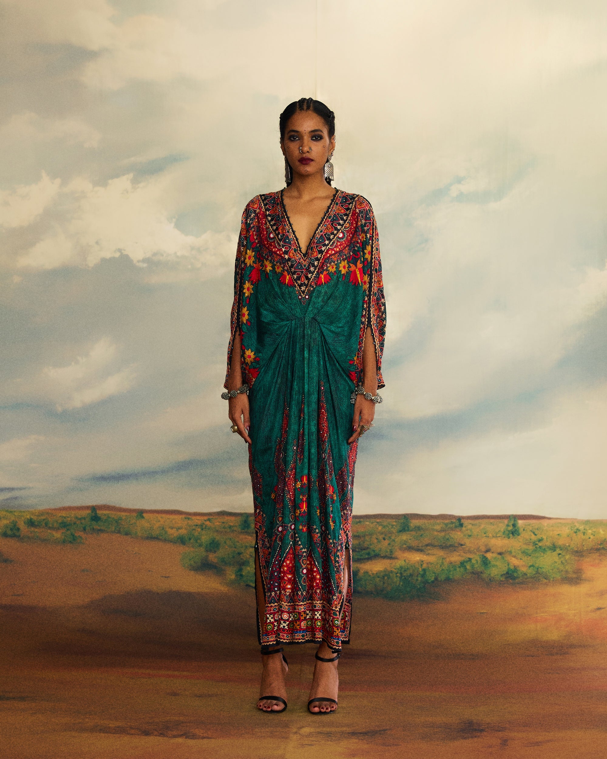 Kutch : Rasika - Teal