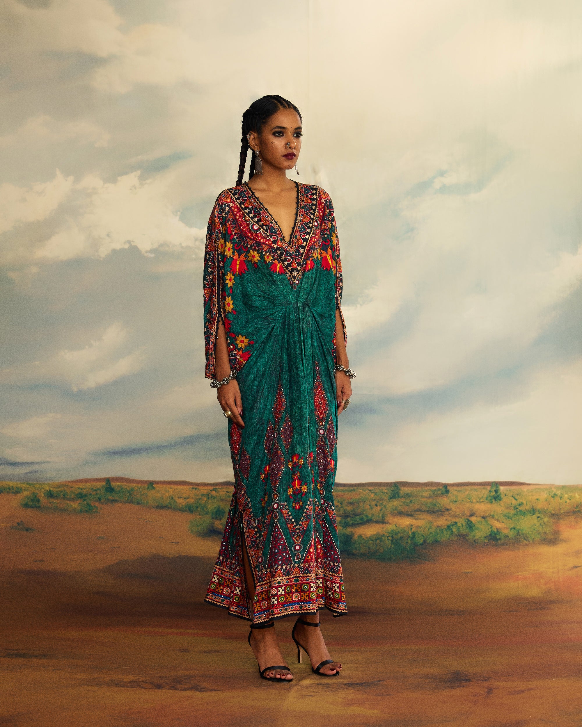 Kutch : Rasika - Teal