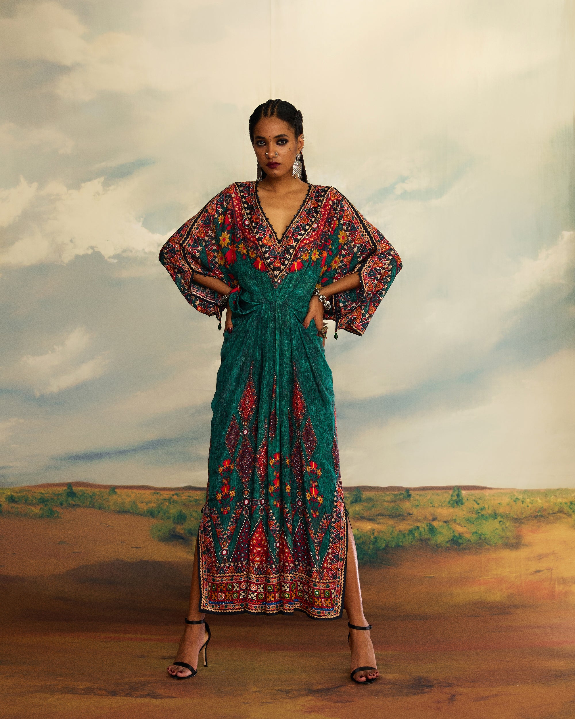 Kutch : Rasika - Teal