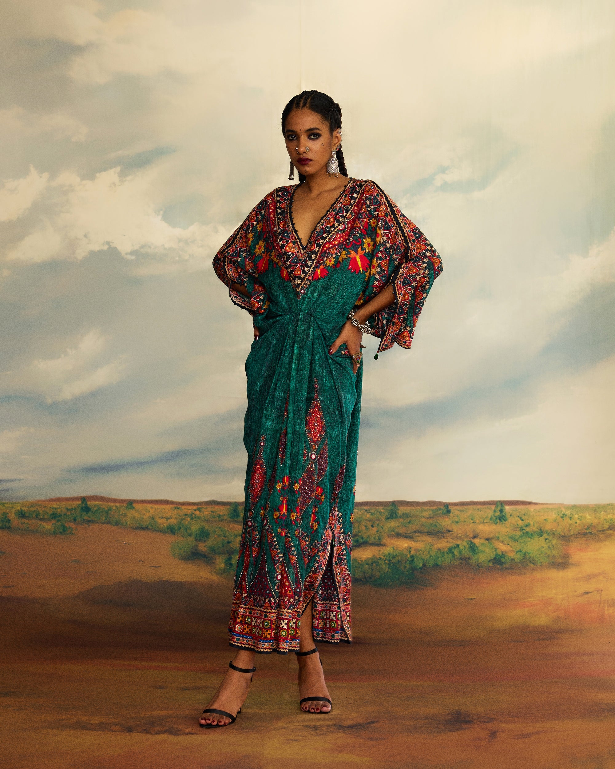 Kutch : Rasika - Teal