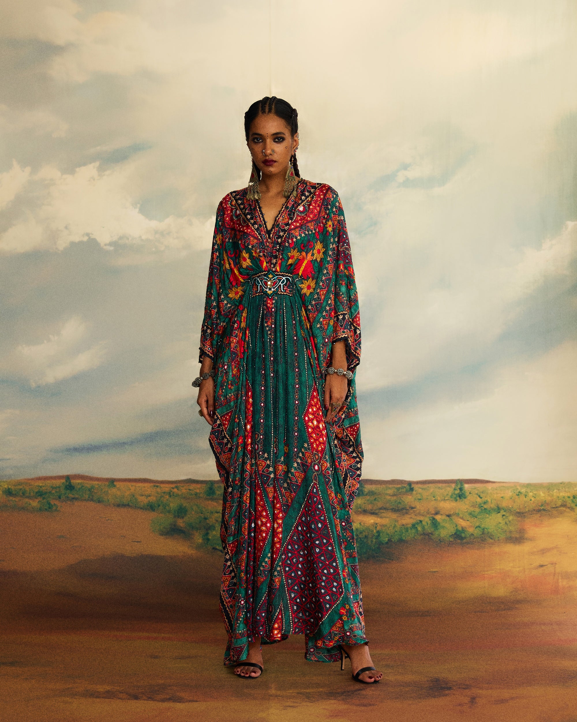 Kutch : Imama - Teal