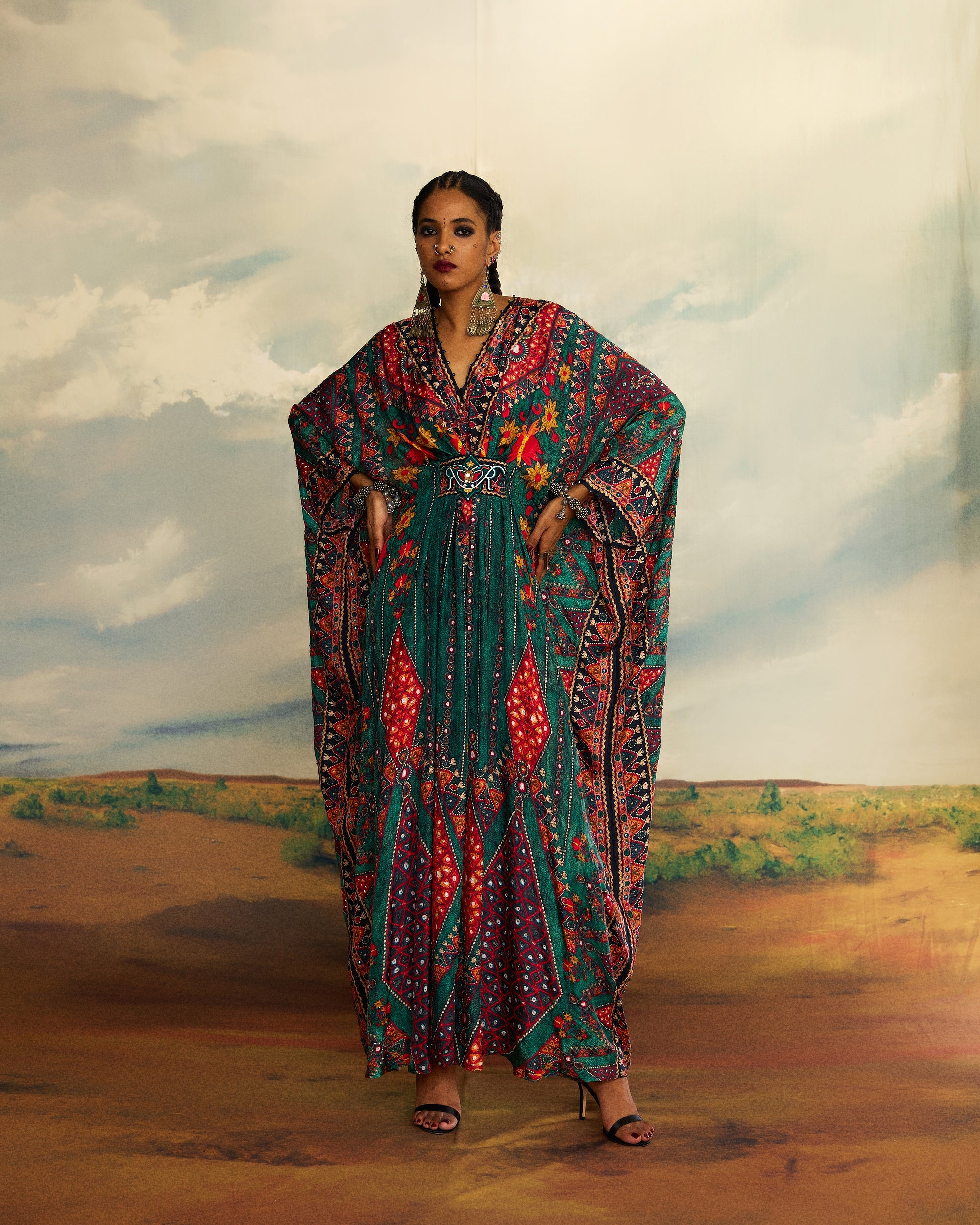 Kutch : Imama - Teal