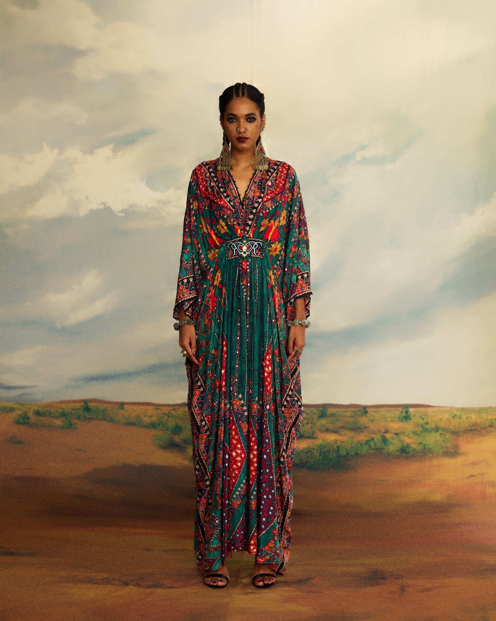 Kutch : Imama - Teal