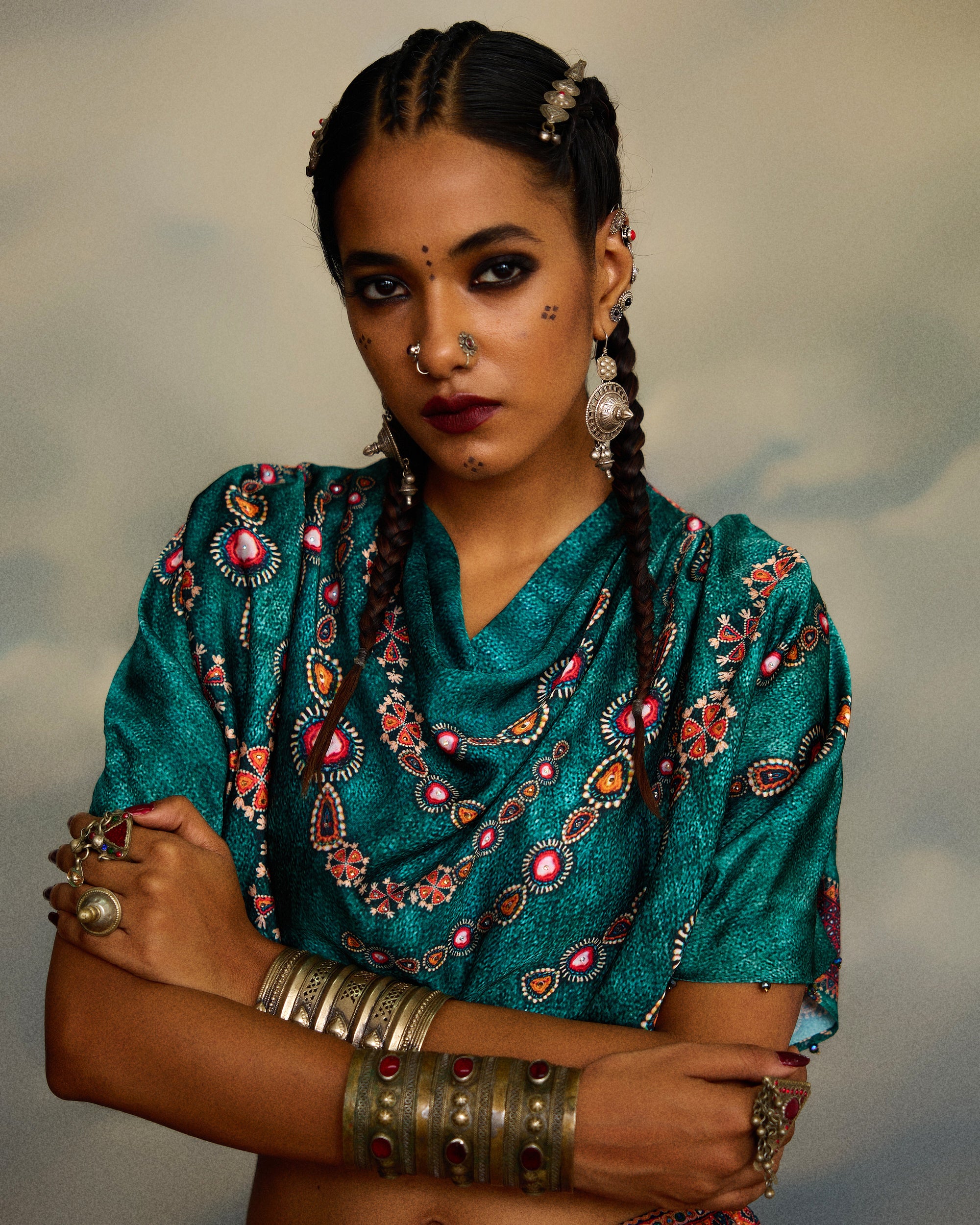 Kutch : Varsha Leela - Teal