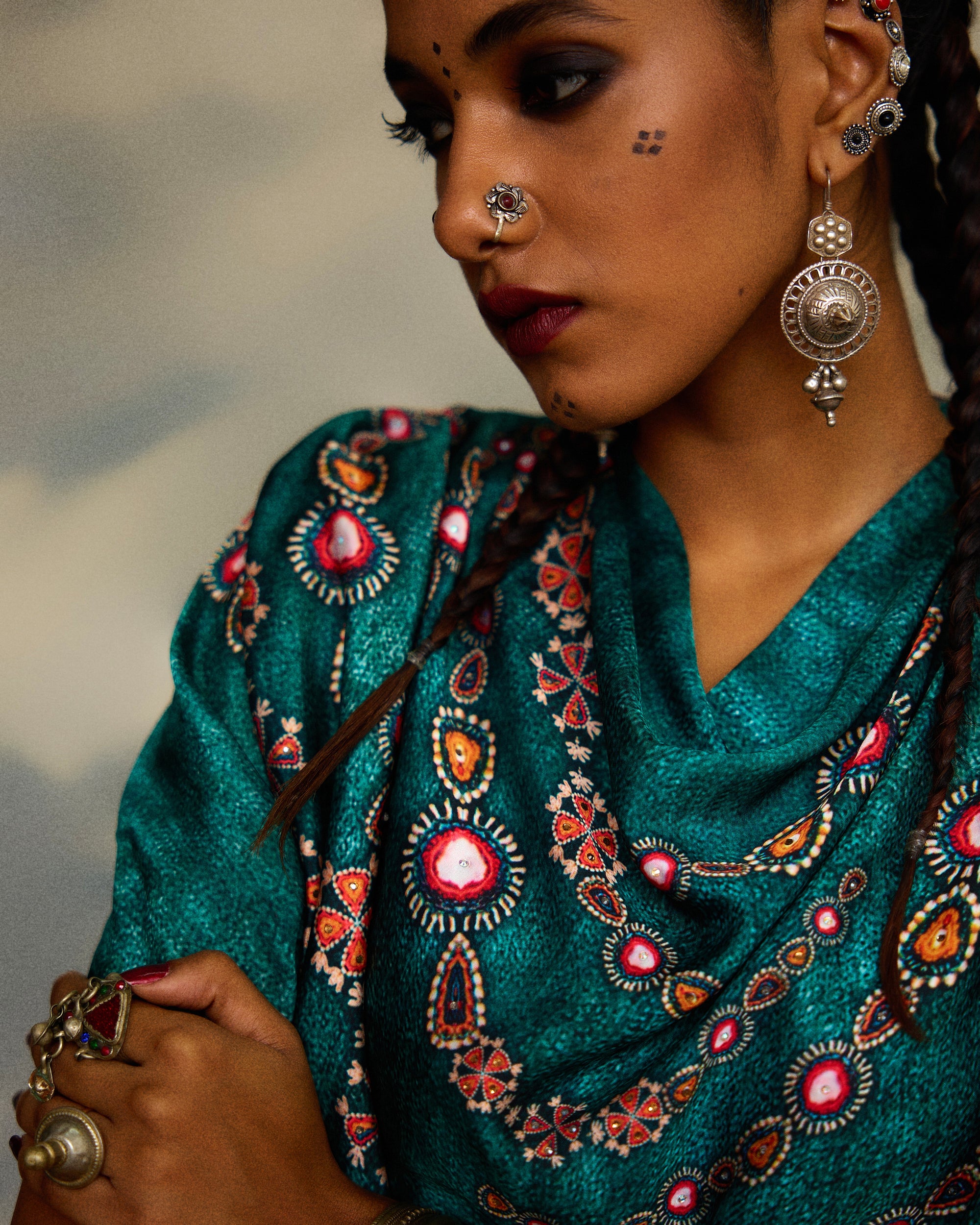 Kutch : Varsha Leela - Teal