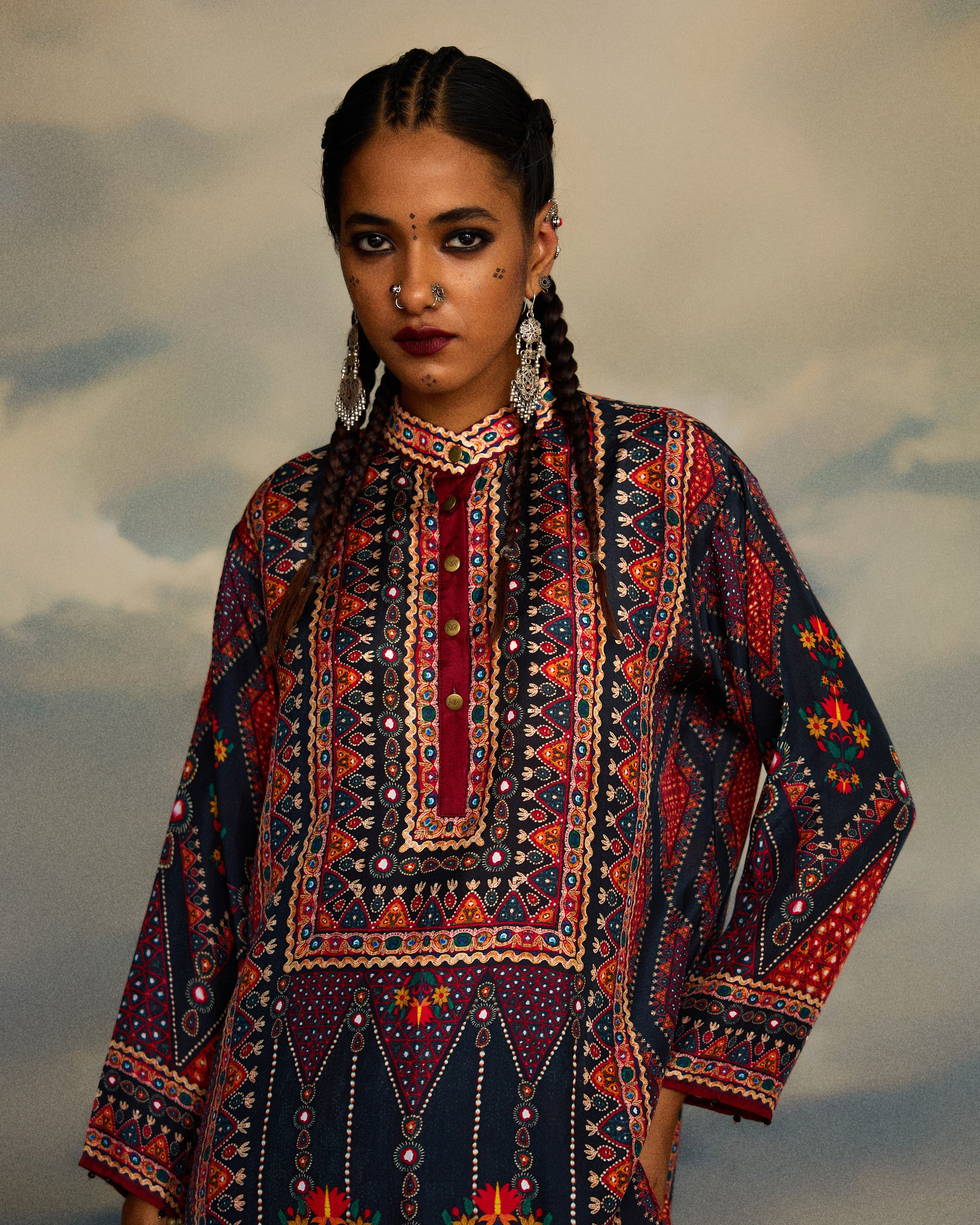 Kutch : Baaka - Charcoal