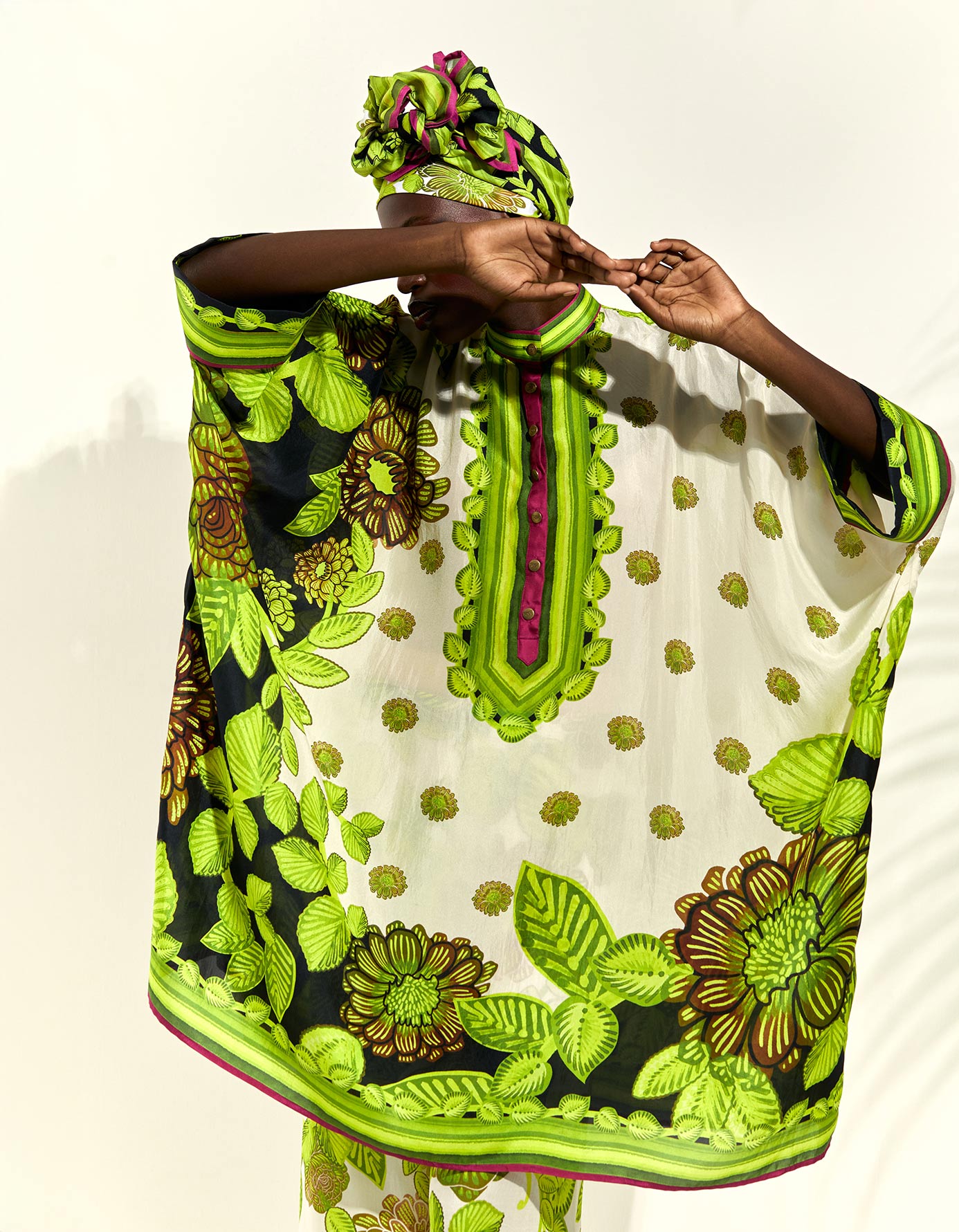 Jamaica : Chanel 36" - Ivory/Lime