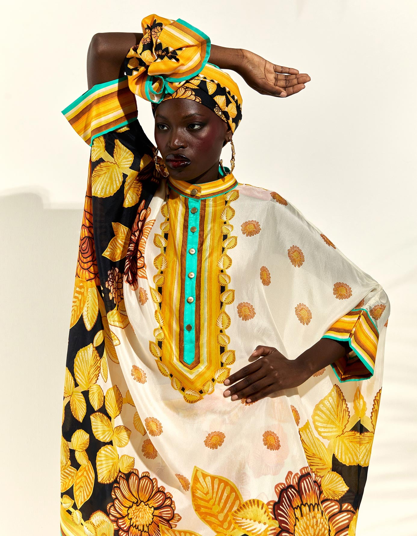 Jamaica : Chanel 36" - Ivory/Yellow