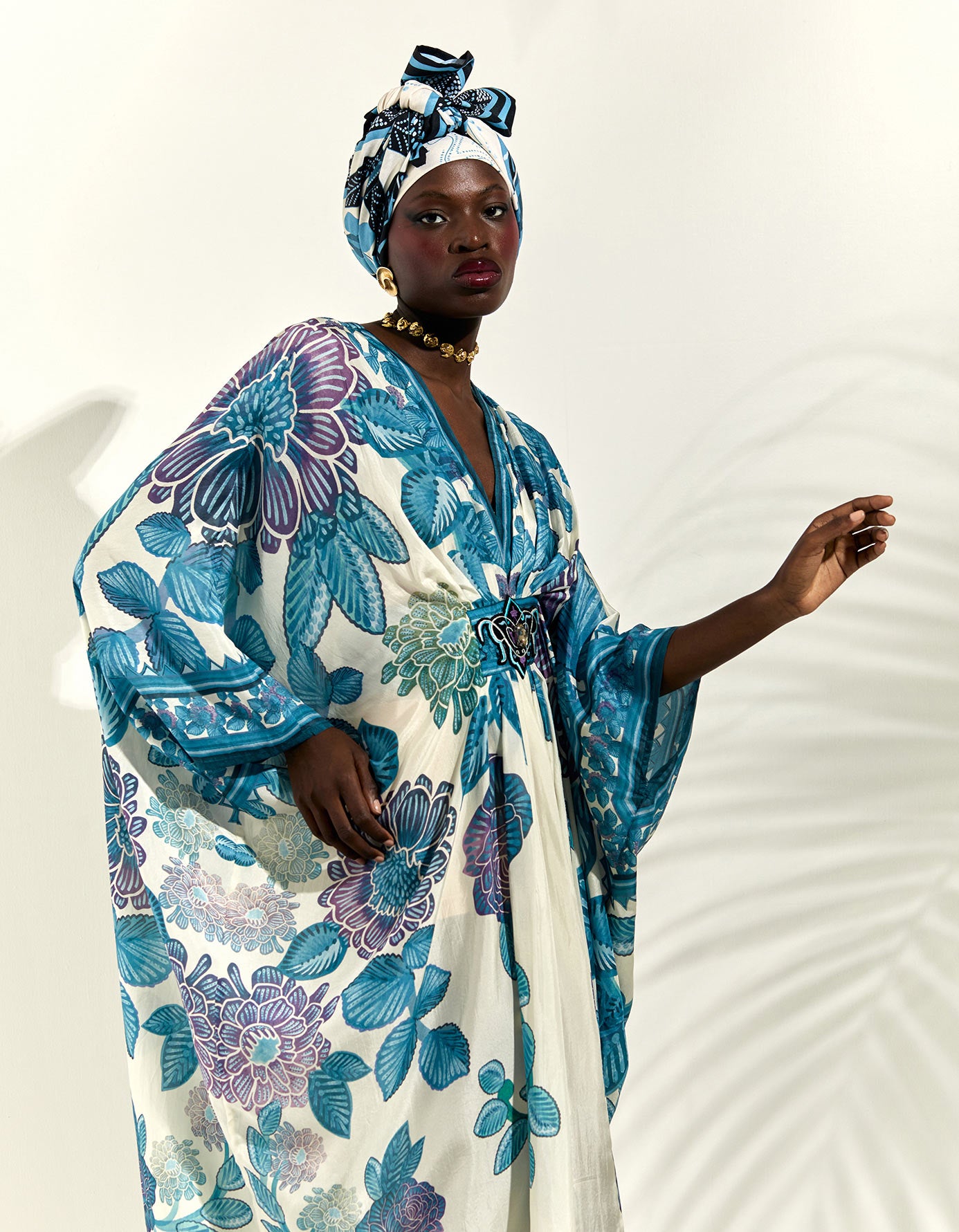 Jamaica : Imama - Blue/Ivory