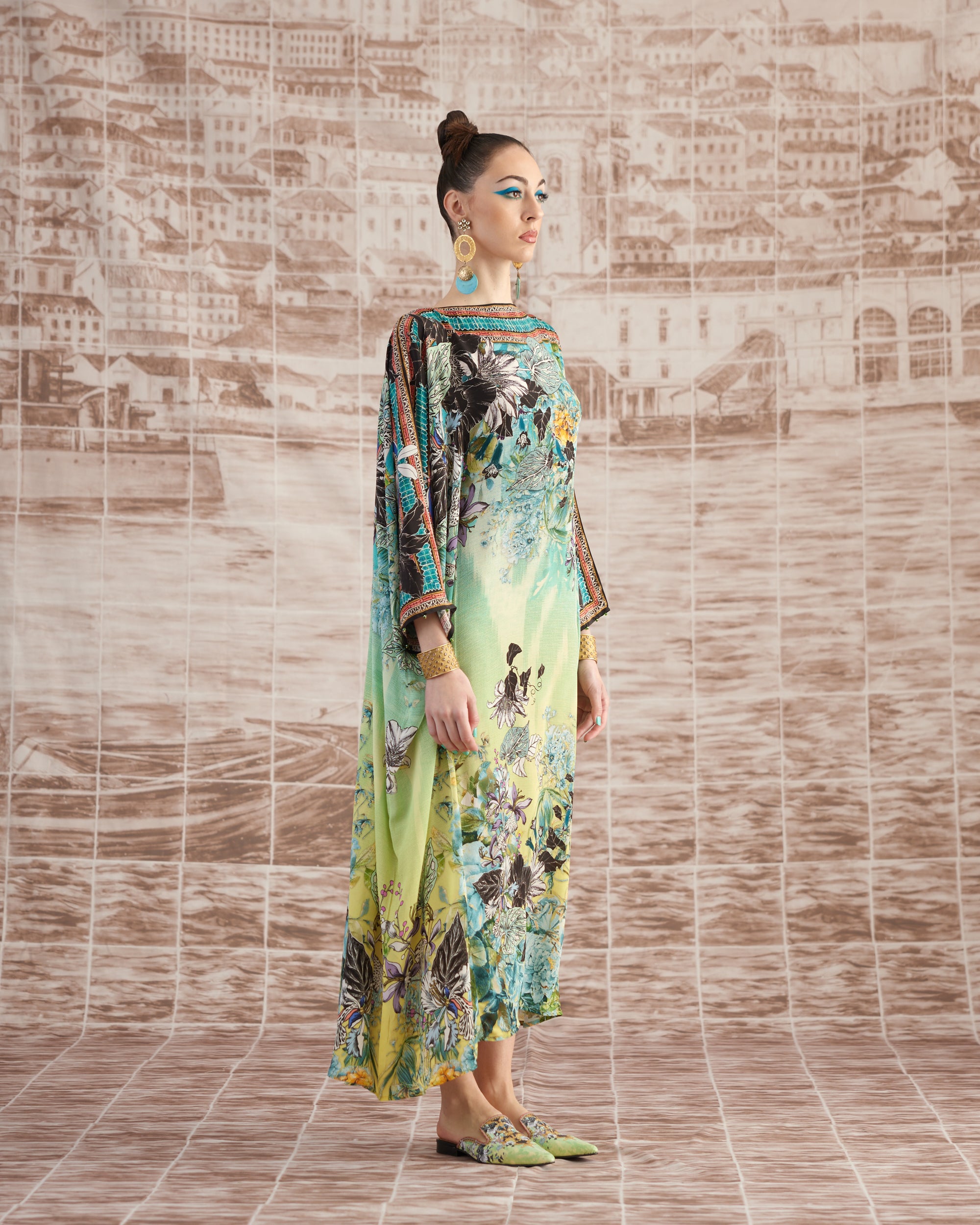 Love in Portofino (Maldives) : Aayat - Aqua/Lime