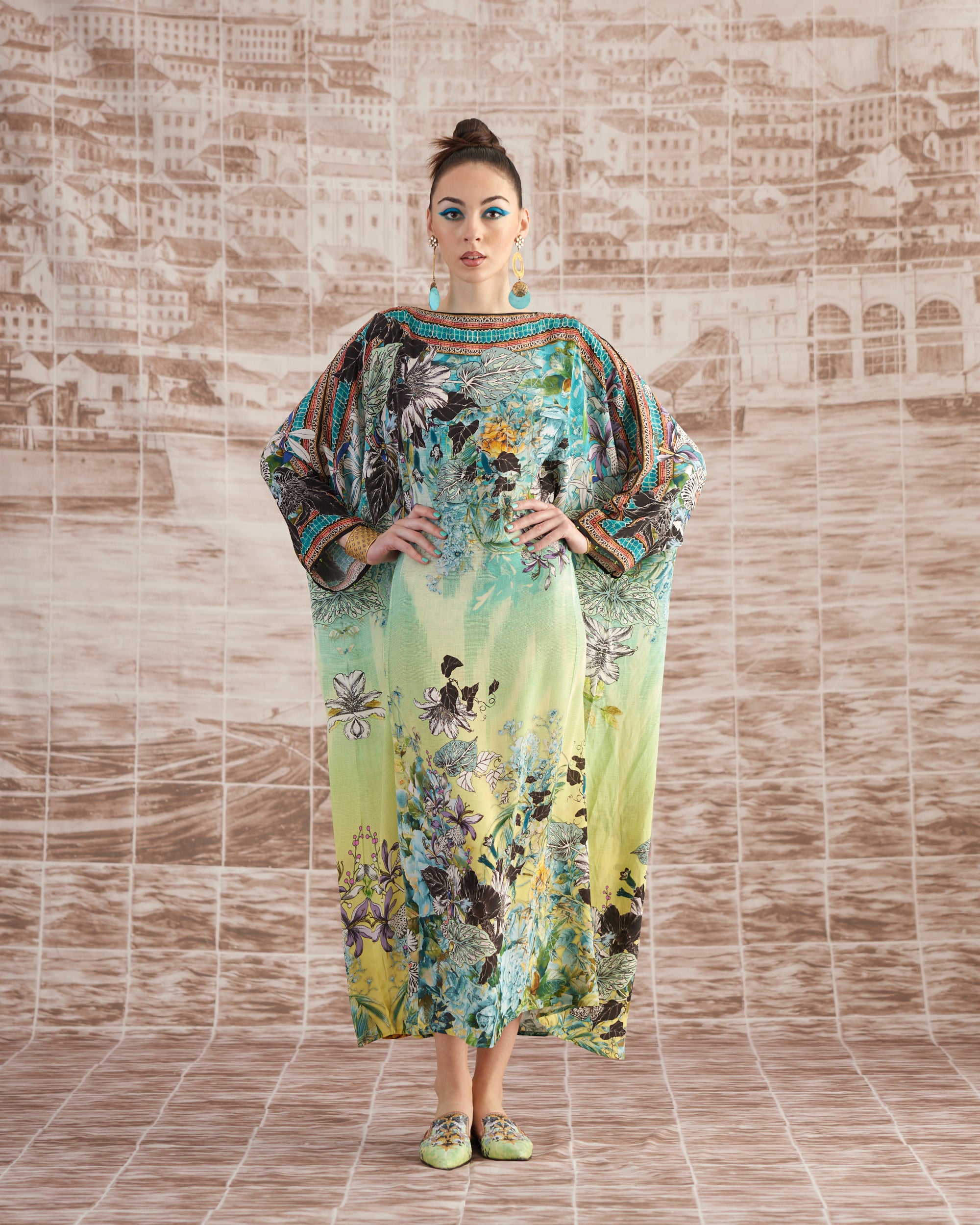Love in Portofino (Maldives) : Aayat - Aqua/Lime