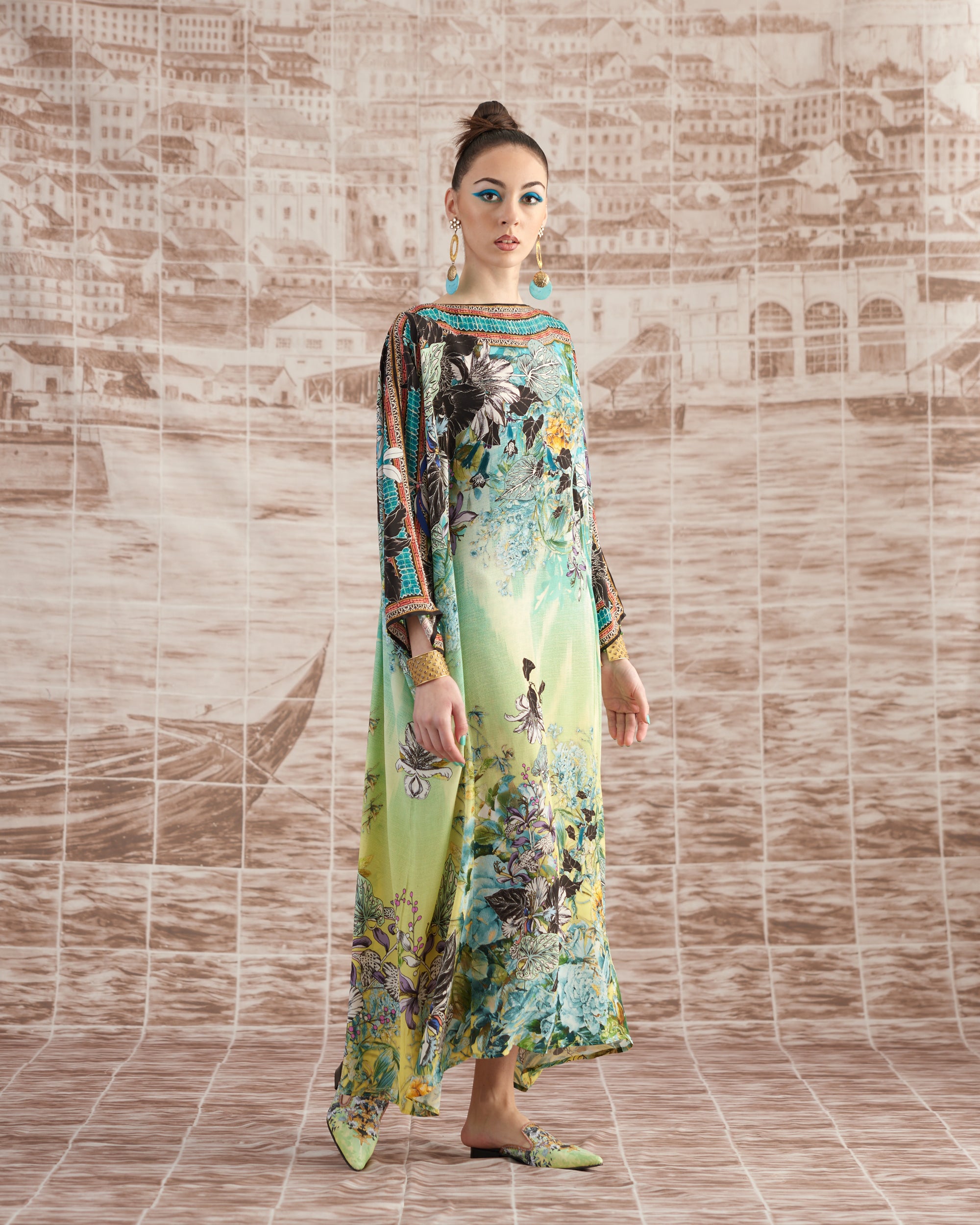 Love in Portofino (Maldives) : Aayat - Aqua/Lime