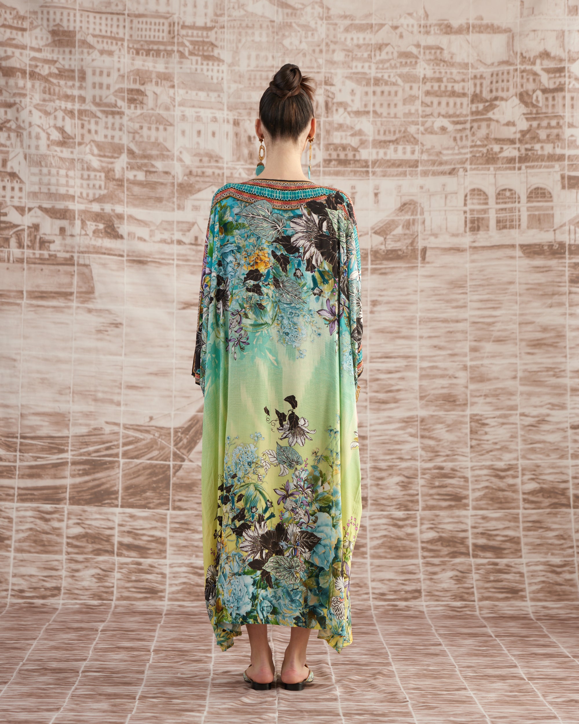 Love in Portofino (Maldives) : Aayat - Aqua/Lime