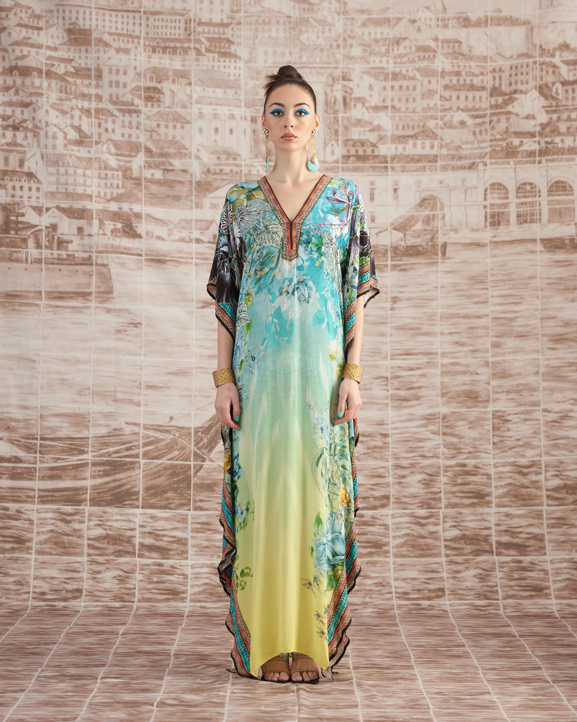 Love in Portofino (Maldives) : Elenor - Aqua/Lime