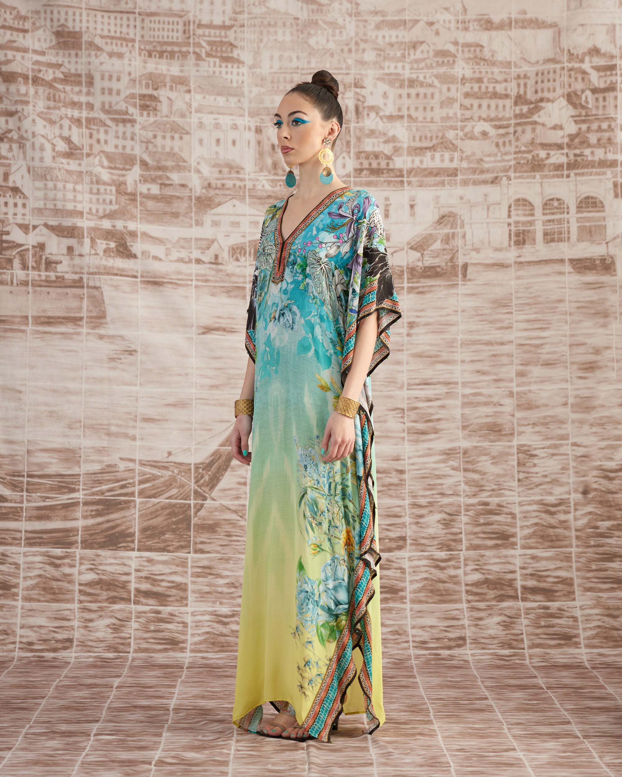 Love in Portofino (Maldives) : Elenor - Aqua/Lime