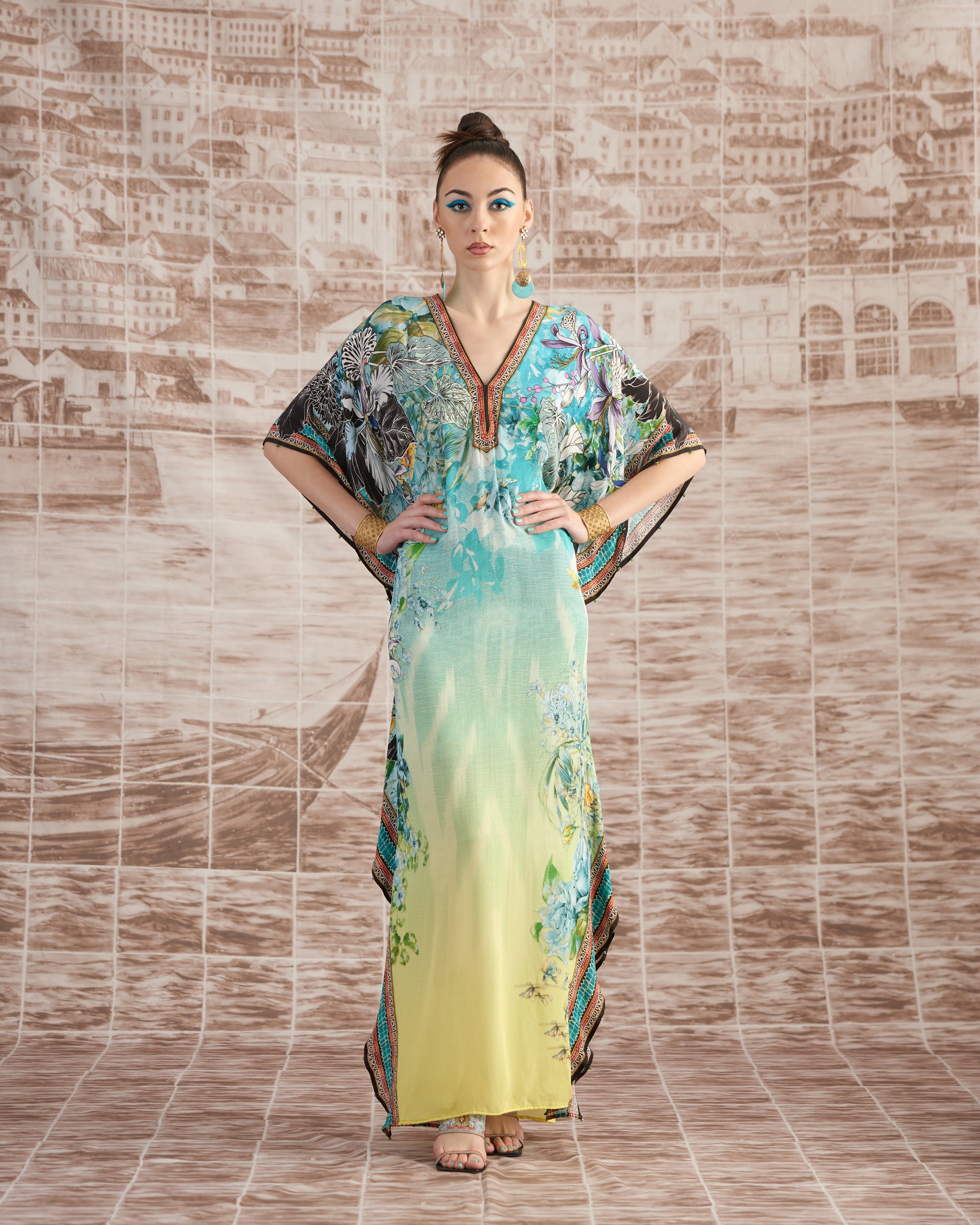 Love in Portofino (Maldives) : Elenor - Aqua/Lime