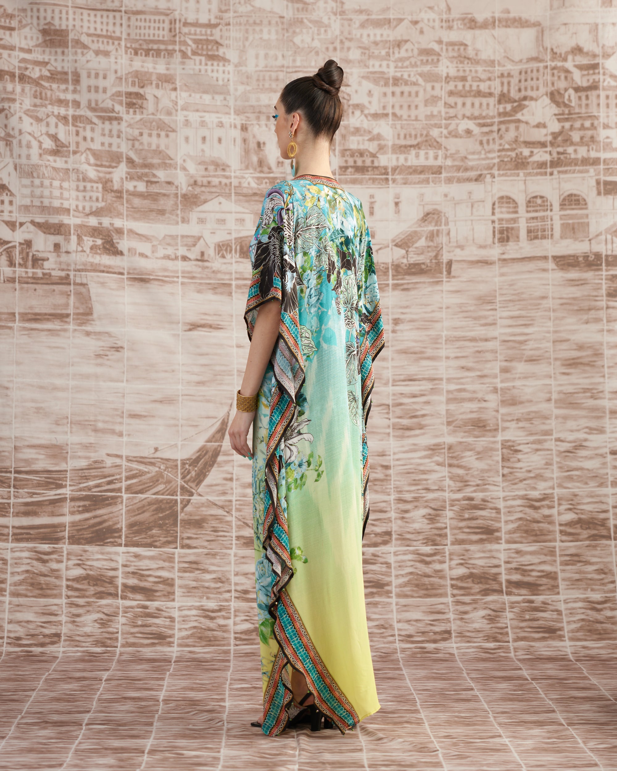 Love in Portofino (Maldives) : Elenor - Aqua/Lime