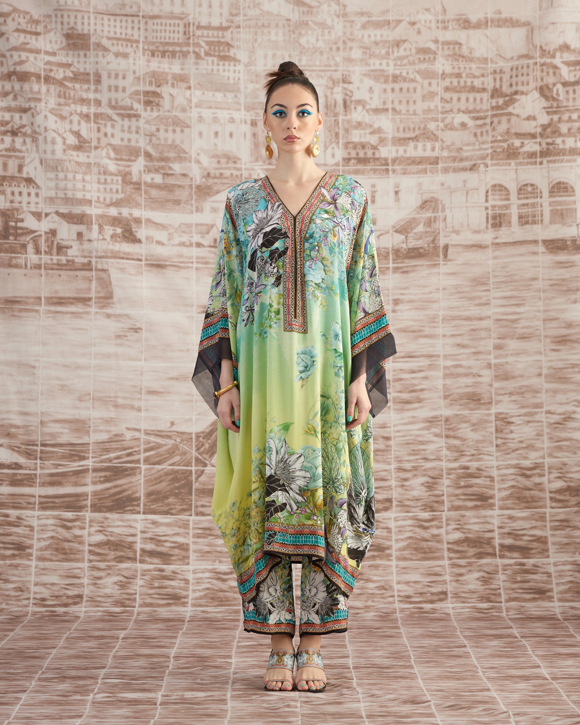 Love in Portofino (Maldives) : Olivia - Aqua/Lime