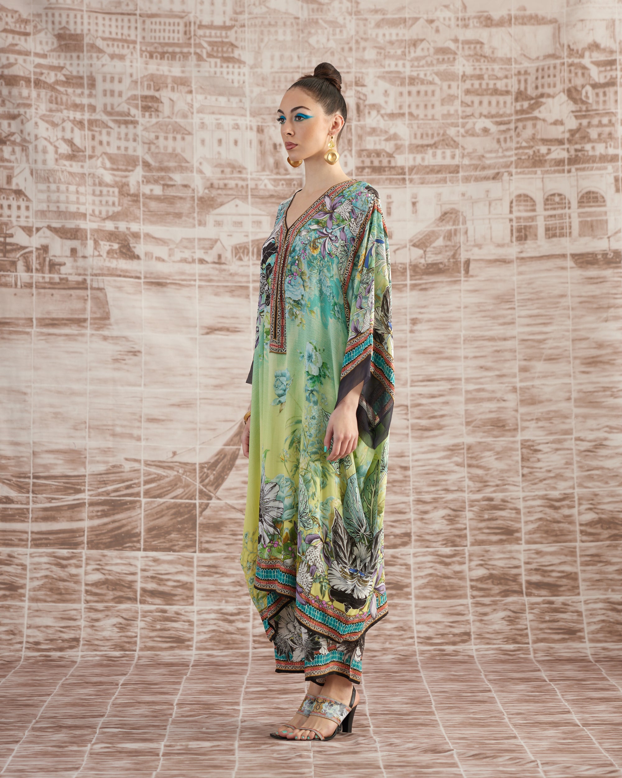 Love in Portofino (Maldives) : Olivia - Aqua/Lime