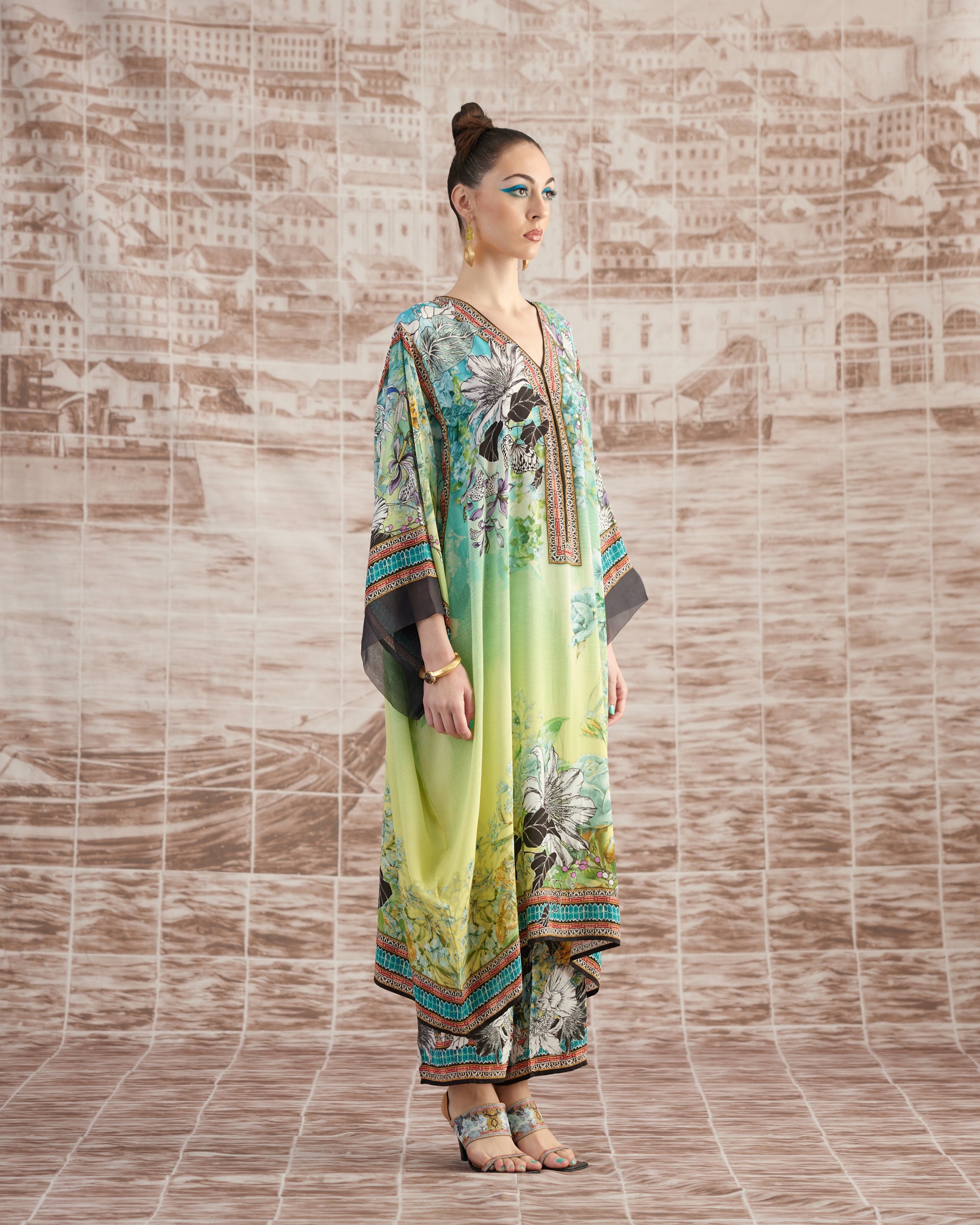 Love in Portofino (Maldives) : Olivia - Aqua/Lime