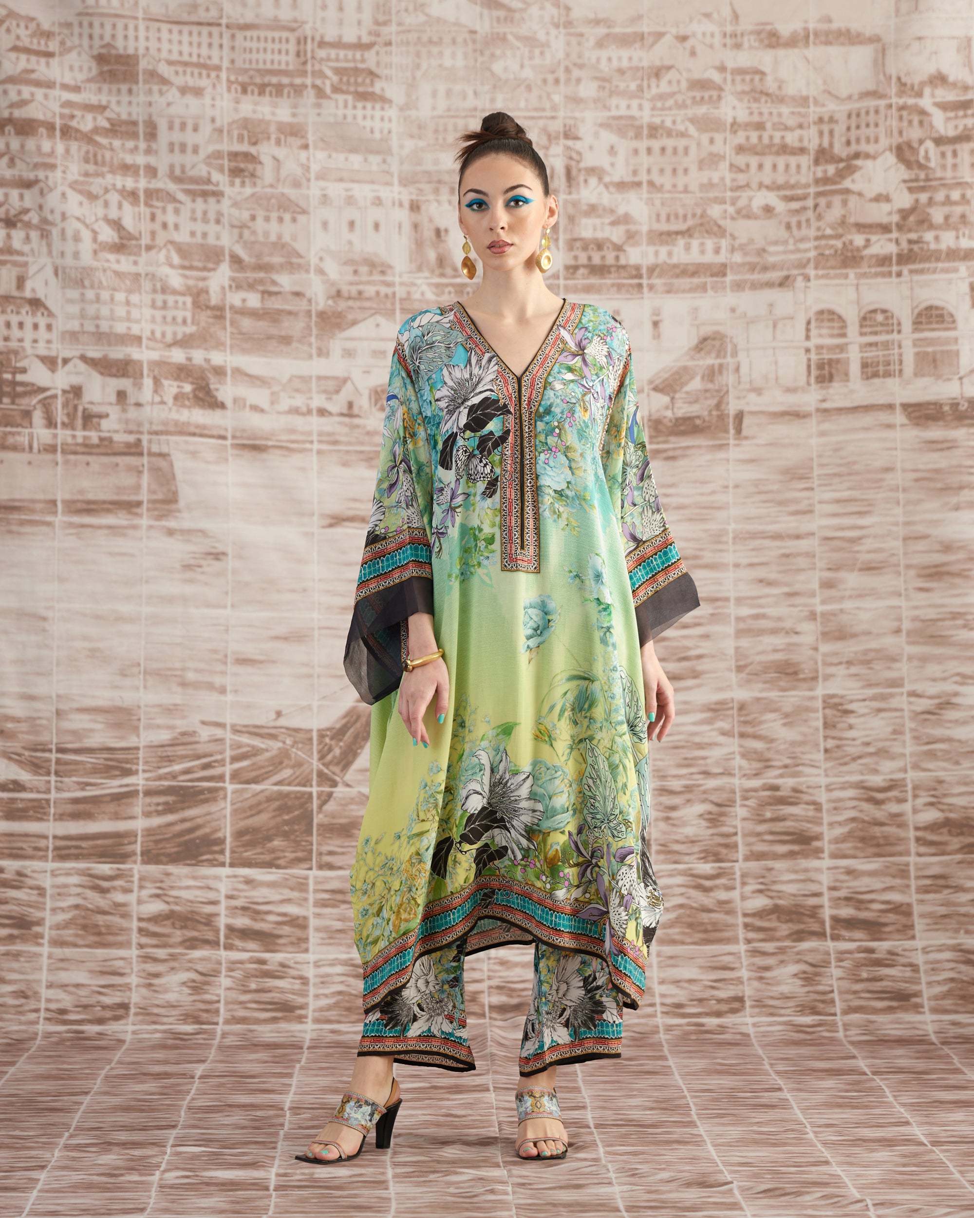Love in Portofino (Maldives) : Olivia - Aqua/Lime