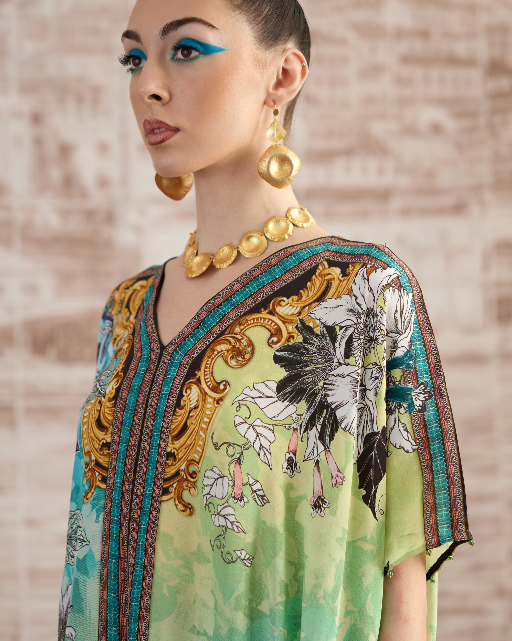 Love in Portofino (Maldives) : Majida - Aqua/Lime