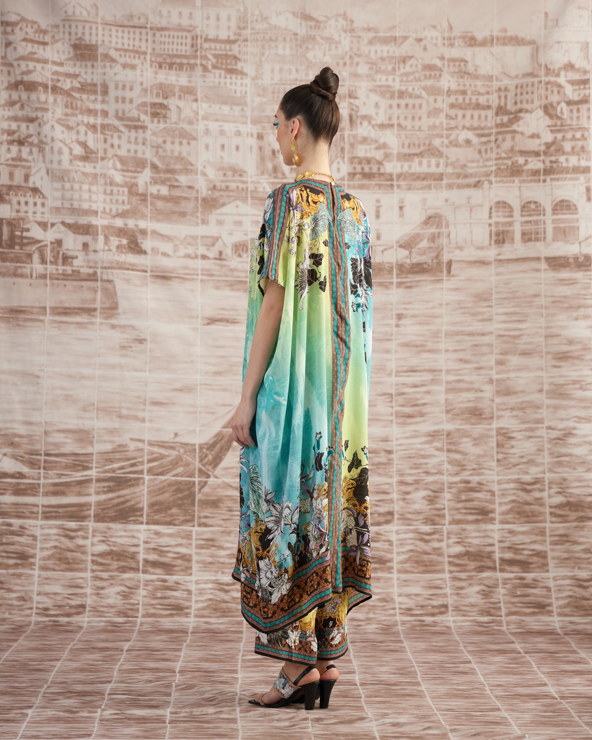 Love in Portofino (Maldives) : Majida - Aqua/Lime