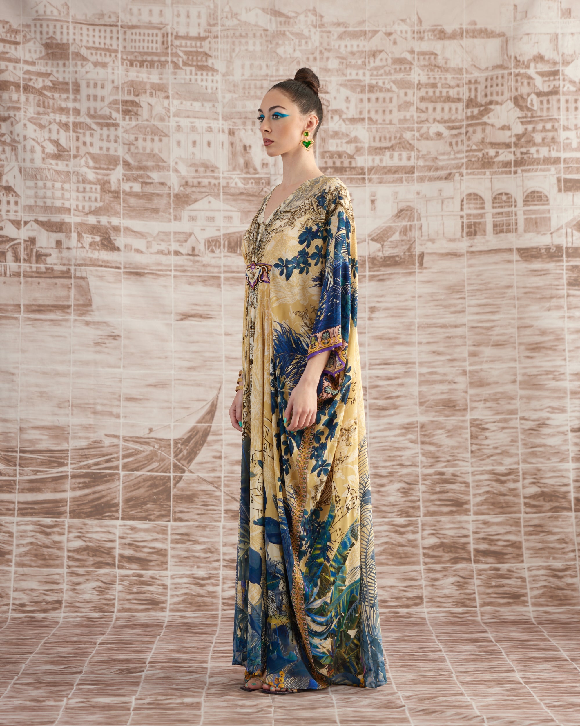 Love in Portofino (Vagator) : Imama - Aqua/Lime