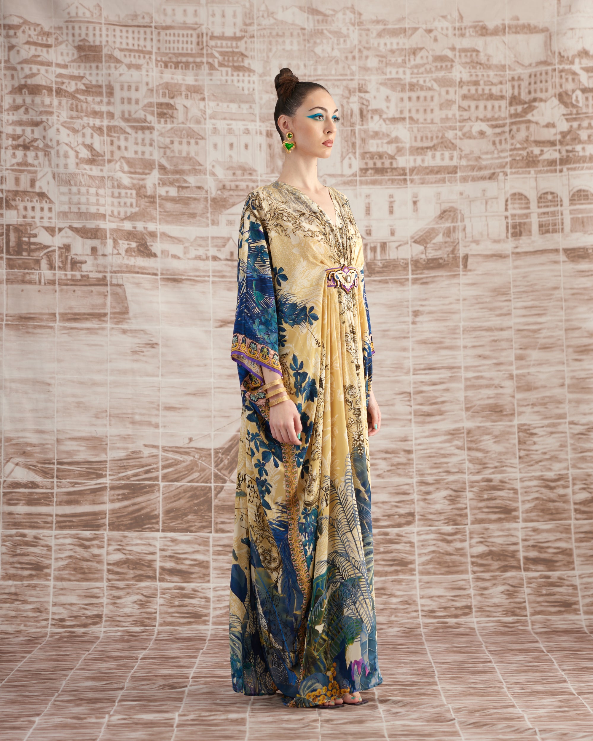 Love in Portofino (Vagator) : Imama - Aqua/Lime