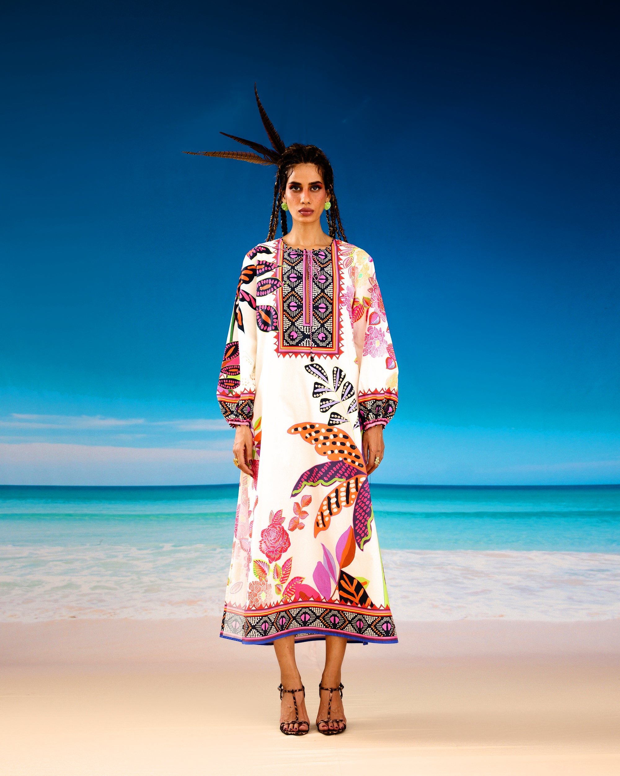 Jamaica : Zarah - Ivory/Black