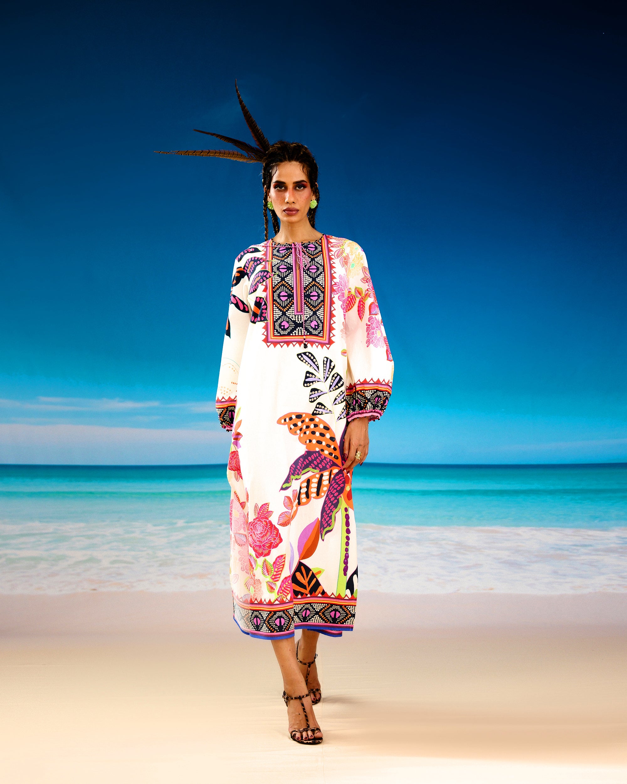 Jamaica : Zarah - Ivory/Black